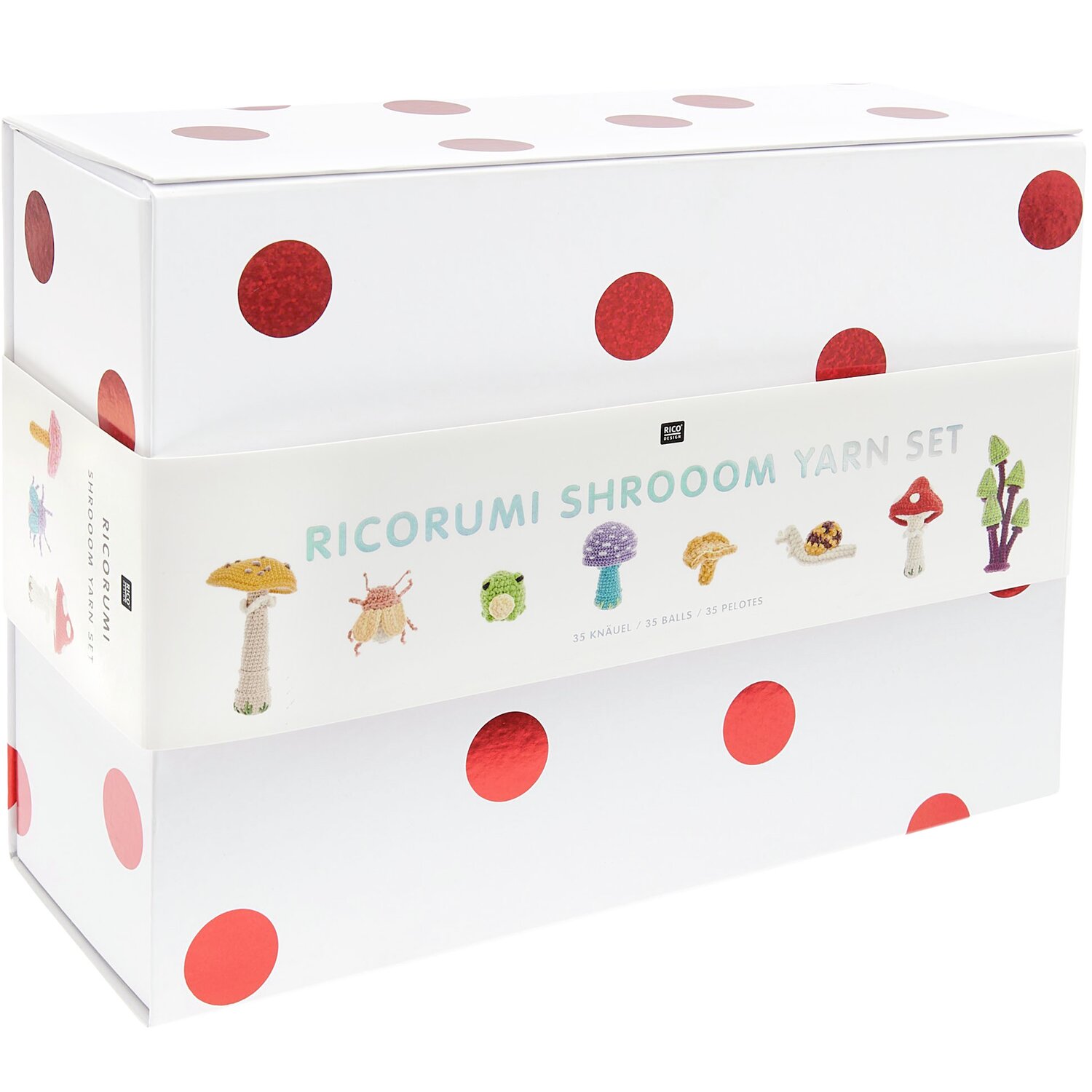 Ricorumi Shrooom Garn-Set 35 Farben 25g von Rico Design