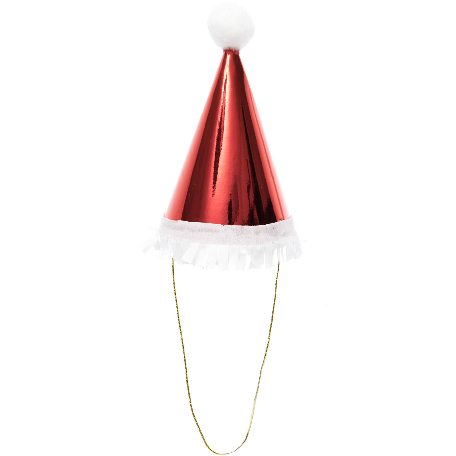 Mini-Partyhüte Weihnachtsmann: Set aus acht festlichen Hüten, ideal für Weihnachtsfeiern, von Rico Design.