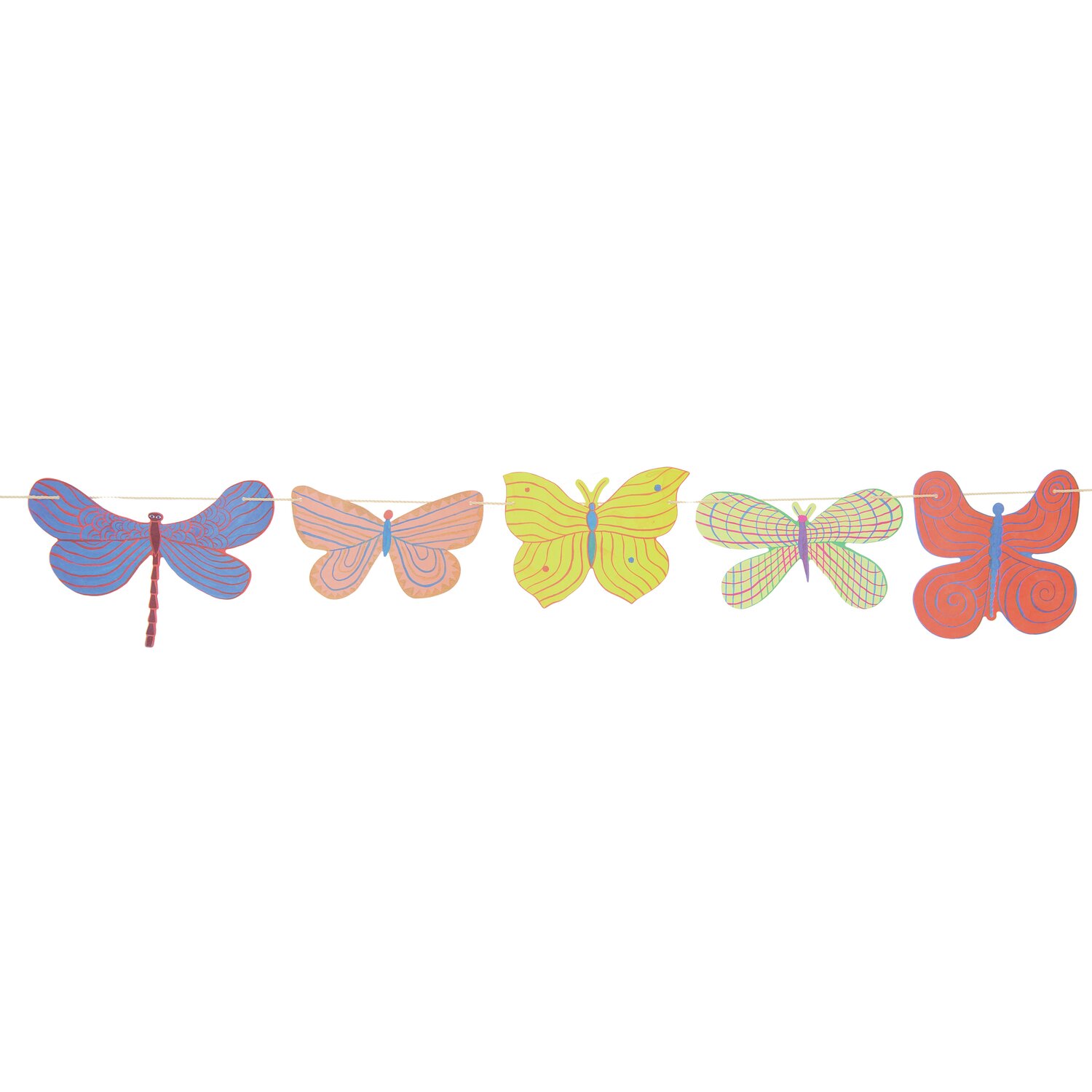 Girlande Midsommar Magic Insekten 3m von Rico Design