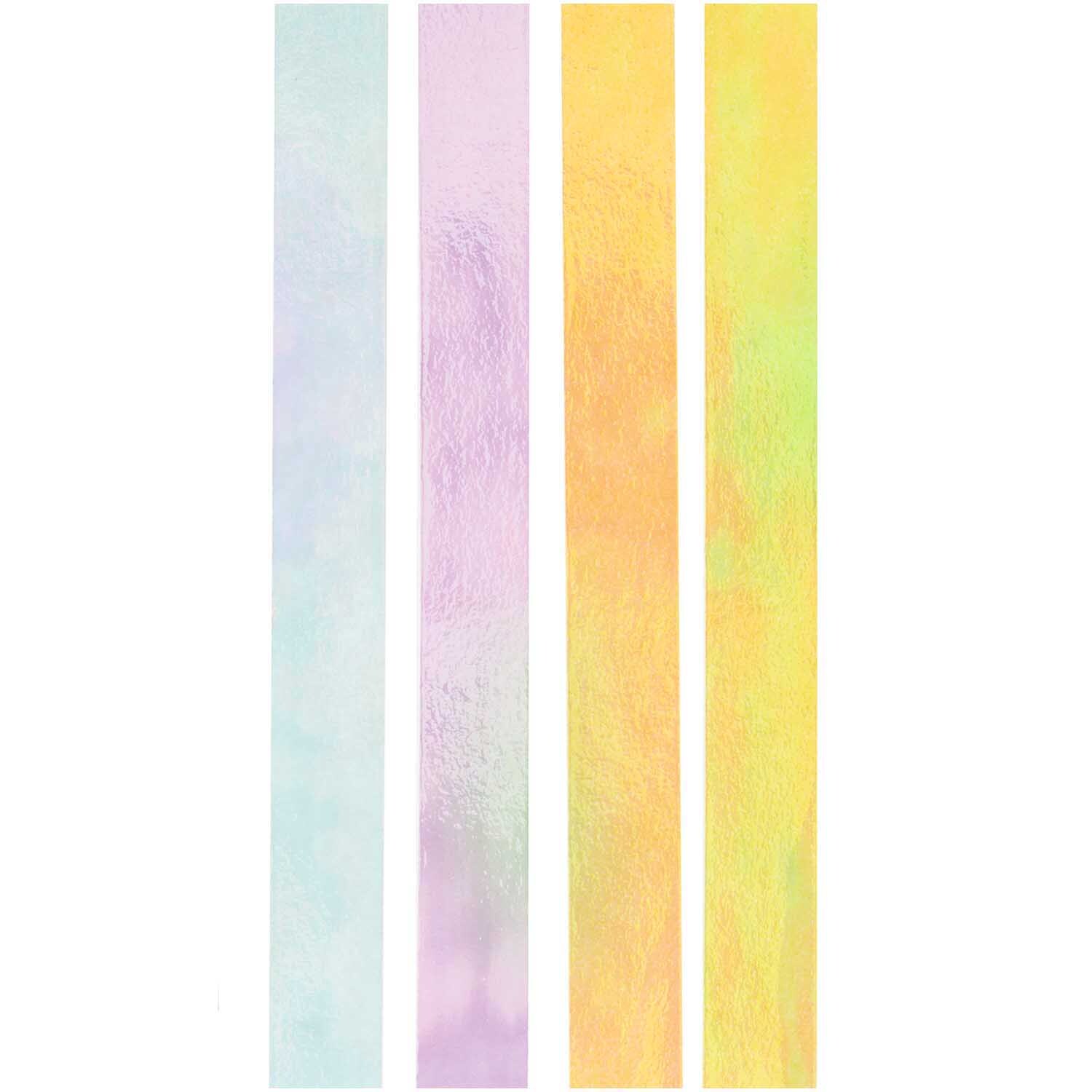 Paper Poetry Tape Set irisierend pastell 15mm 5m 4 Stück von Rico Design Paper Poetry Tape Set irisierend pastell zeigt vier schimmernde, mehrfarbige Klebebänder von Rico Design.