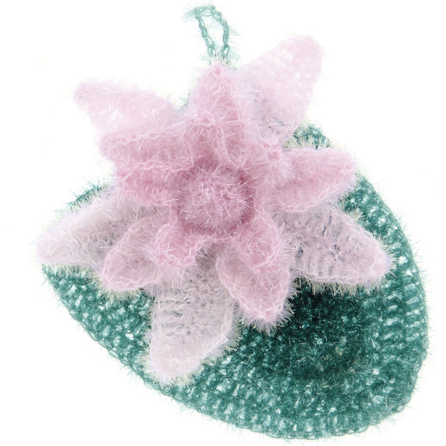 Creative Bubble Dégradé 50g 90m Farbe Rosa von Rico Design Creative Bubble Dégradé: Rosa Efeu Blume auf grünem Blatt, 50g 90m, von Rico Design.