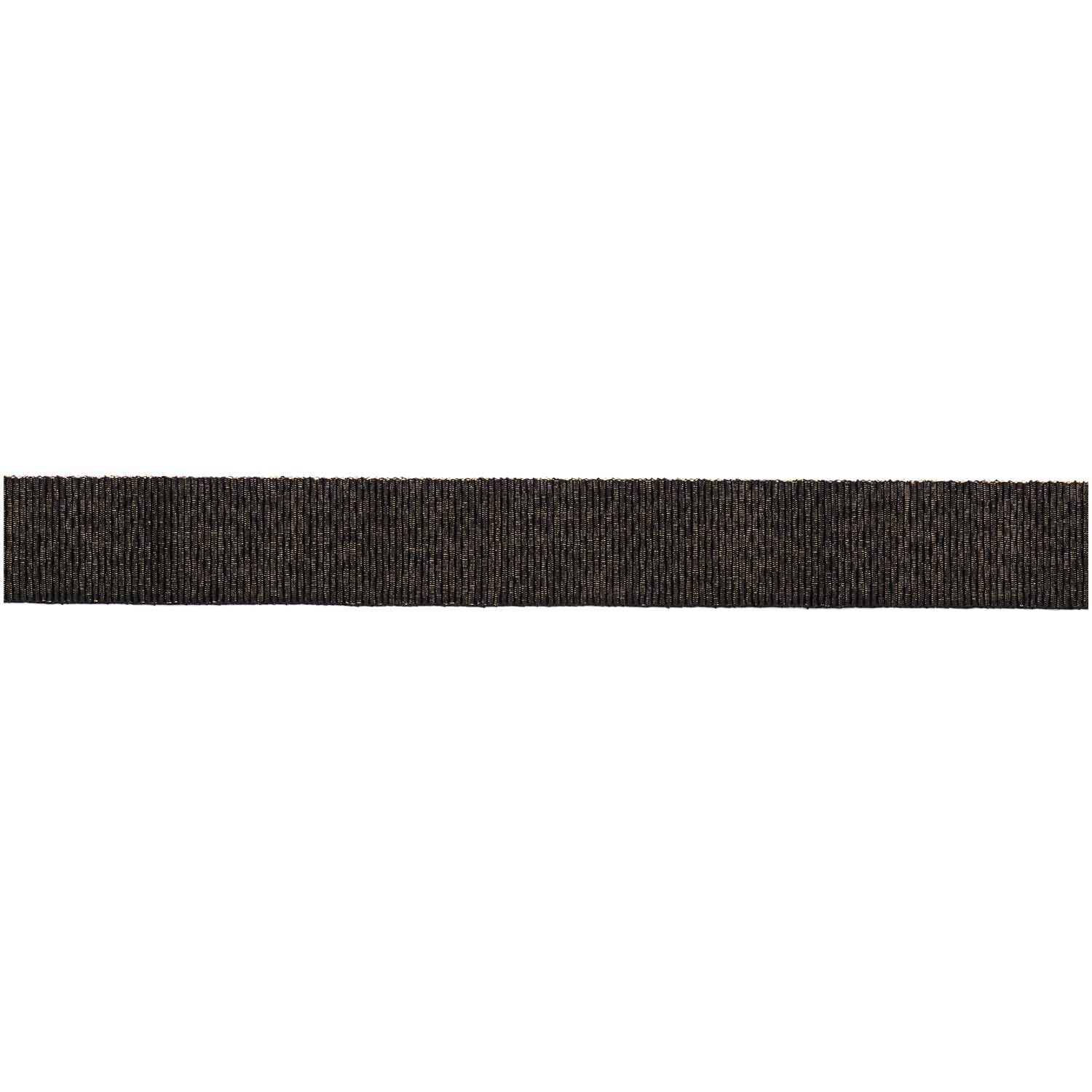 Paper Poetry Ripsband Lurex 16mm 3m Farbe Schwarz von Rico Design