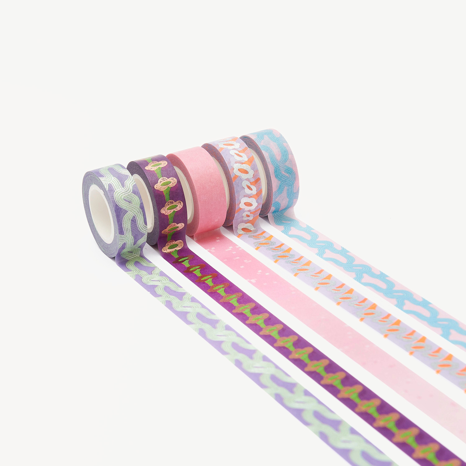 Paper Poetry Tape Set Shrooom Pfifferlinge 1,5cmx10m 5 Stück von Rico Design Paper Poetry Tape Set Shrooom Pfifferlinge, 1,5cmx10m 5 Stück, bunte Muster, ideal für kreative Projekte.