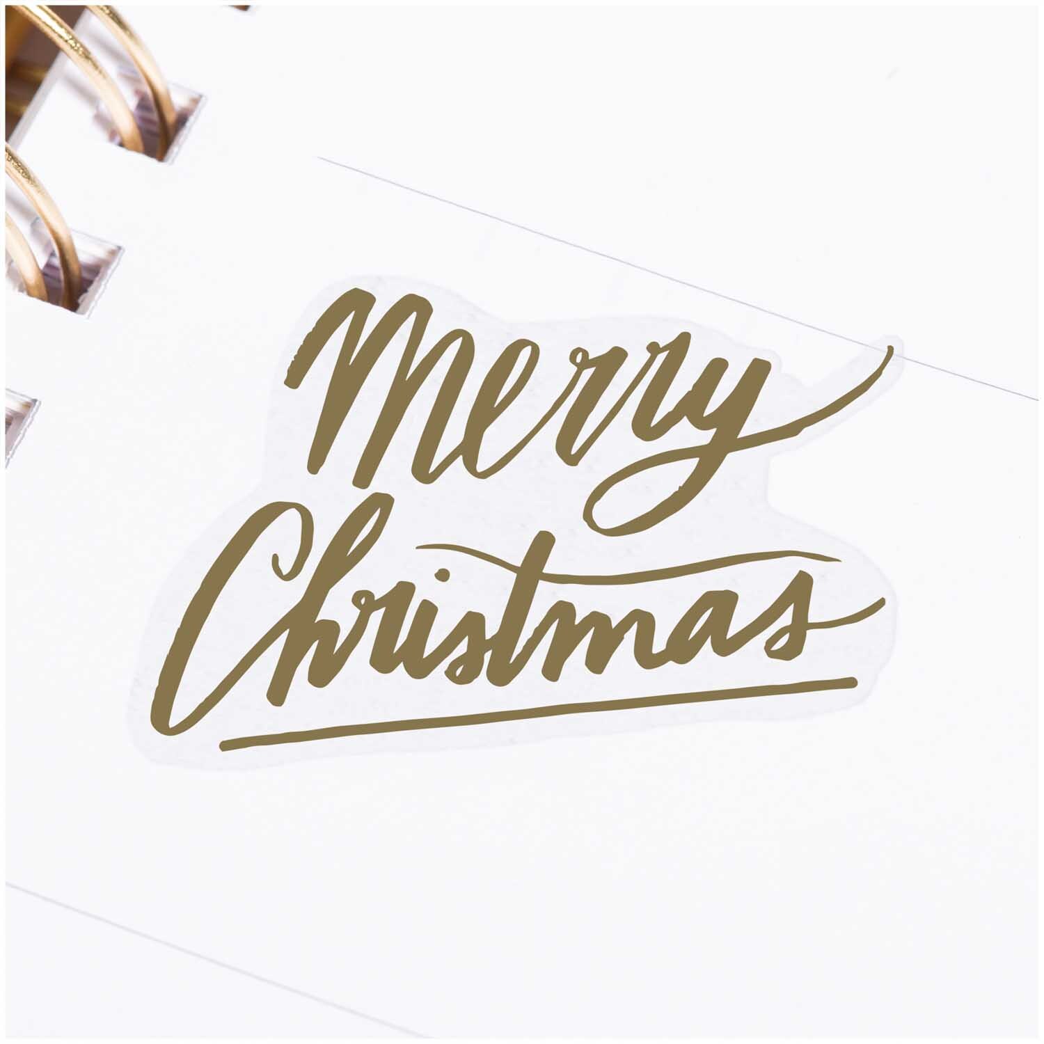 Paper Poetry Gelsticker Merry Christmas von Rico Design