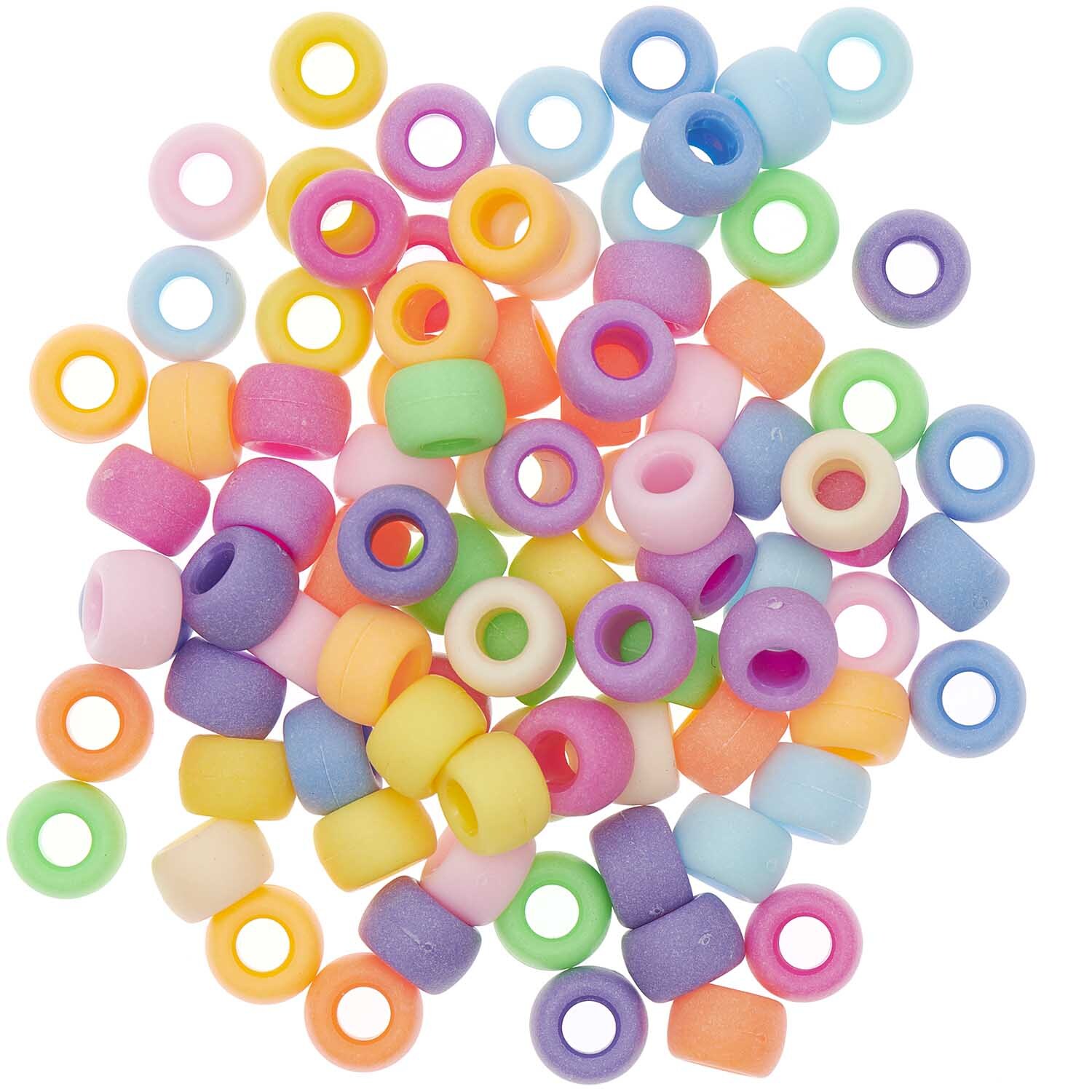 itoshii - Ponii Beads matt Regenbogen 9x6mm 400 Stück von Rico Design itoshii - Ponii Beads matt Regenbogen 9x6mm, 400 Stück. Bunte Perlen in verschiedenen Farben von Rico Design.