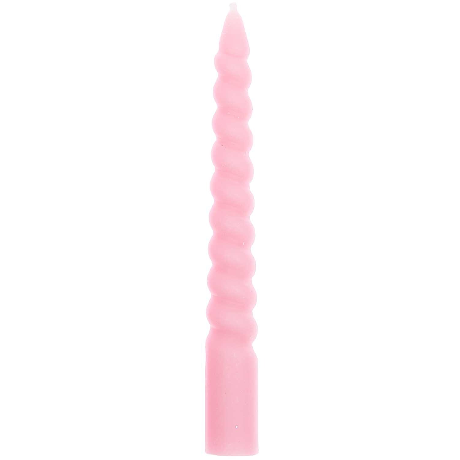 Spiralkerzen 1,2x10cm 10 Stück Farbe Rosa von Rico Design Spiralkerzen 1,2x10cm 10 Stück, rosa, von Rico Design. Elegante, gedrehte Kerze für stilvolle Dekorationen.