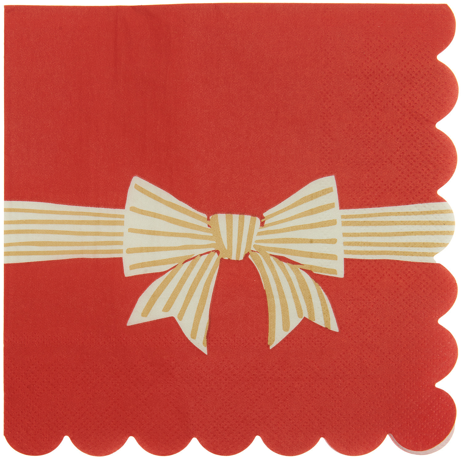 Servietten Schleifenband Rot 32x31,5cm 20 Stück von Rico Design Servietten Schleifenband Rot: Rote Serviette mit dekorativem Schleifenband, 32x31,5cm, 20 Stück. Ideal für festliche Anlässe.