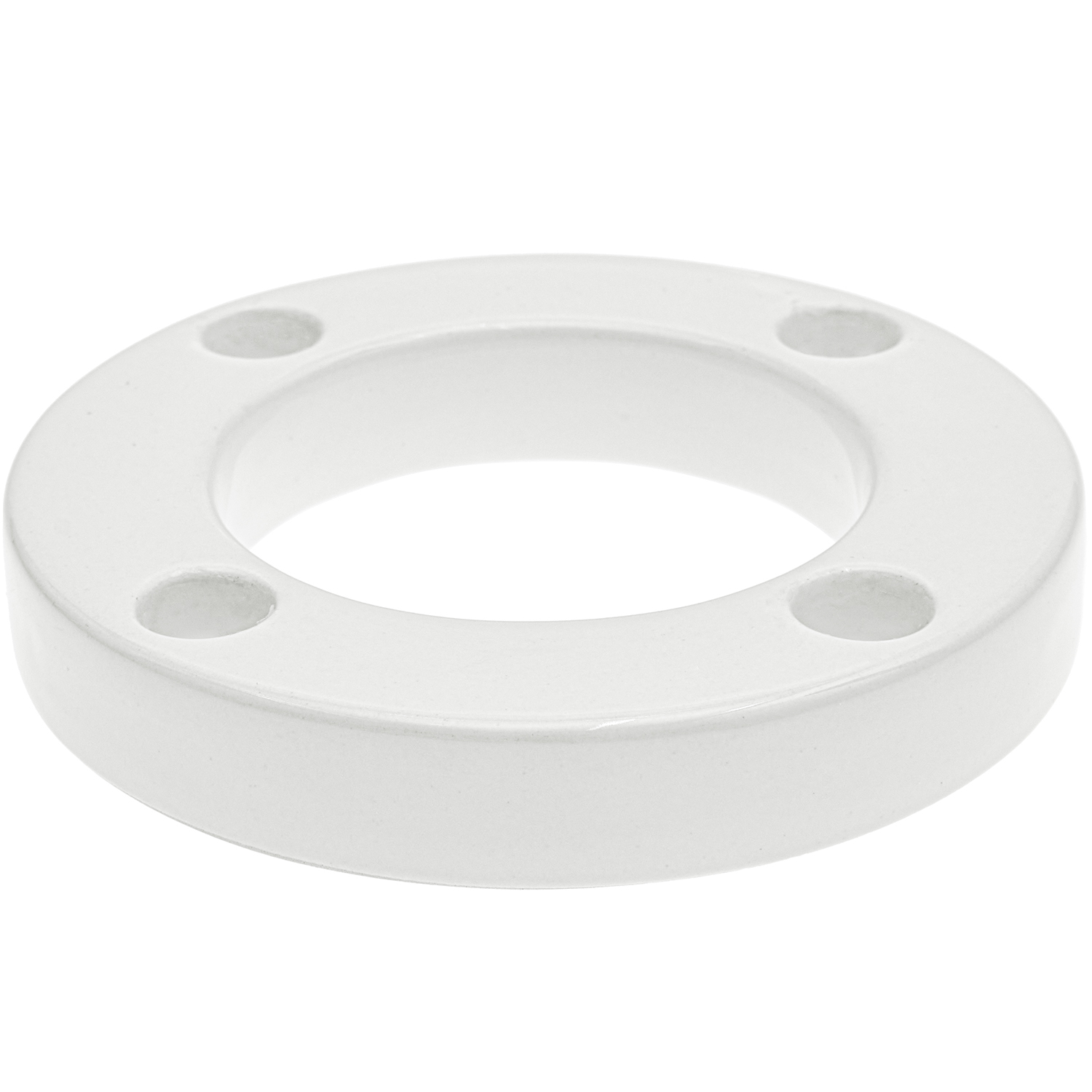 Adventskranz Keramik weiß 12,5cm von Rico Design: Ein schlichter, runder Keramikring mit vier Kerzenhaltern.