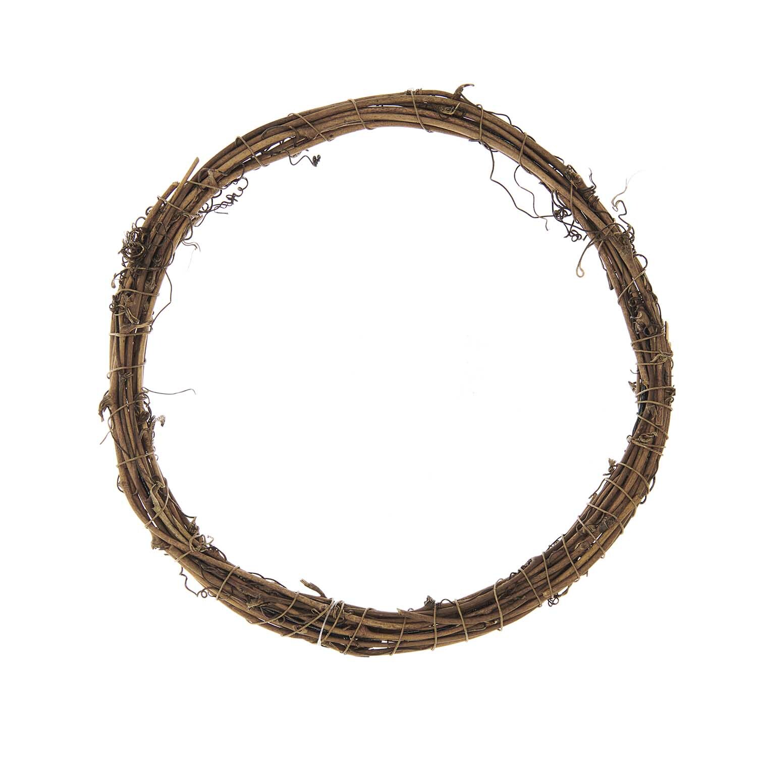 Ring aus Rattan von Rico Design, naturbelassen, ideal für kreative Dekorationen und Bastelprojekte.