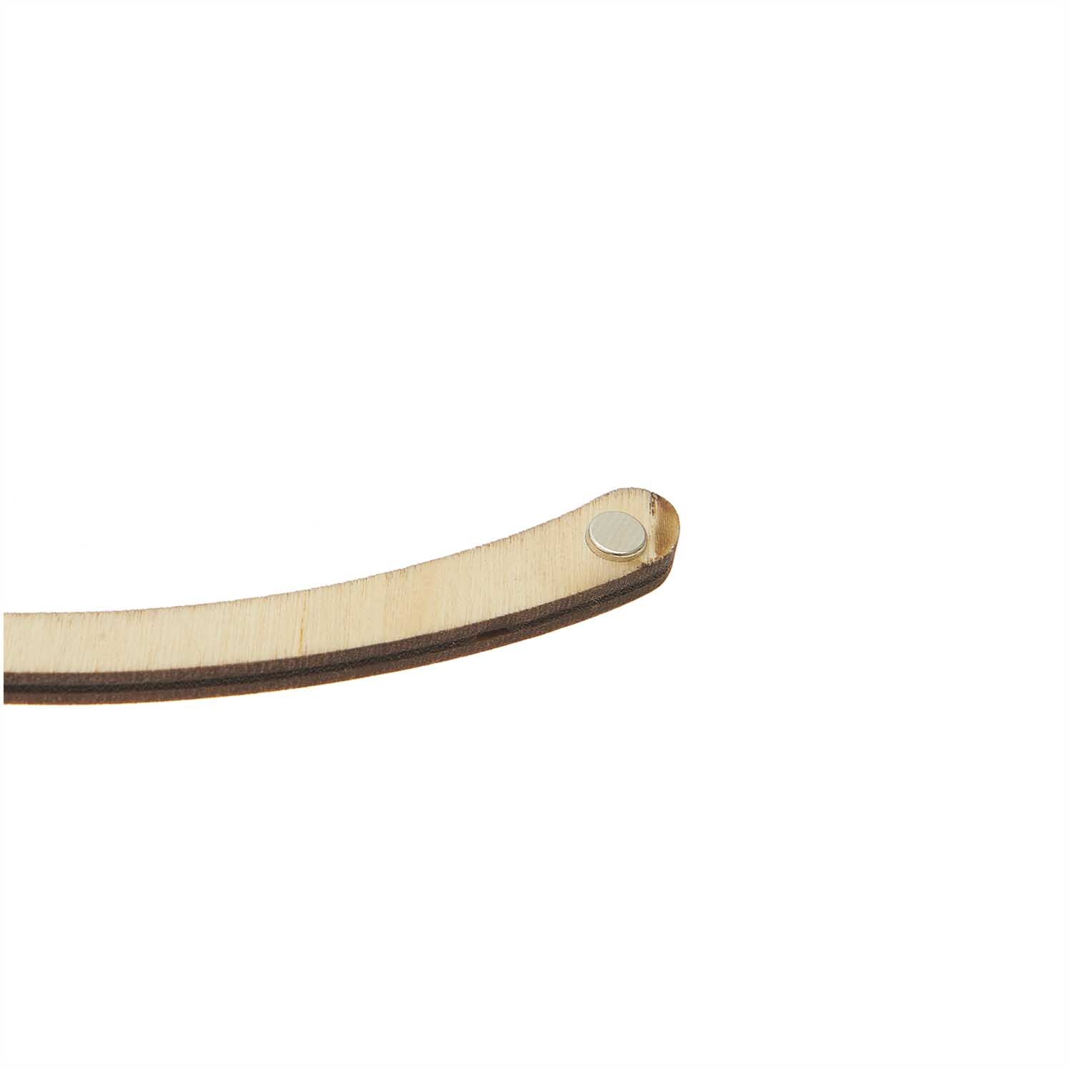 Holzschriftzug magnetisch "Herz" 29x11cm von Rico Design