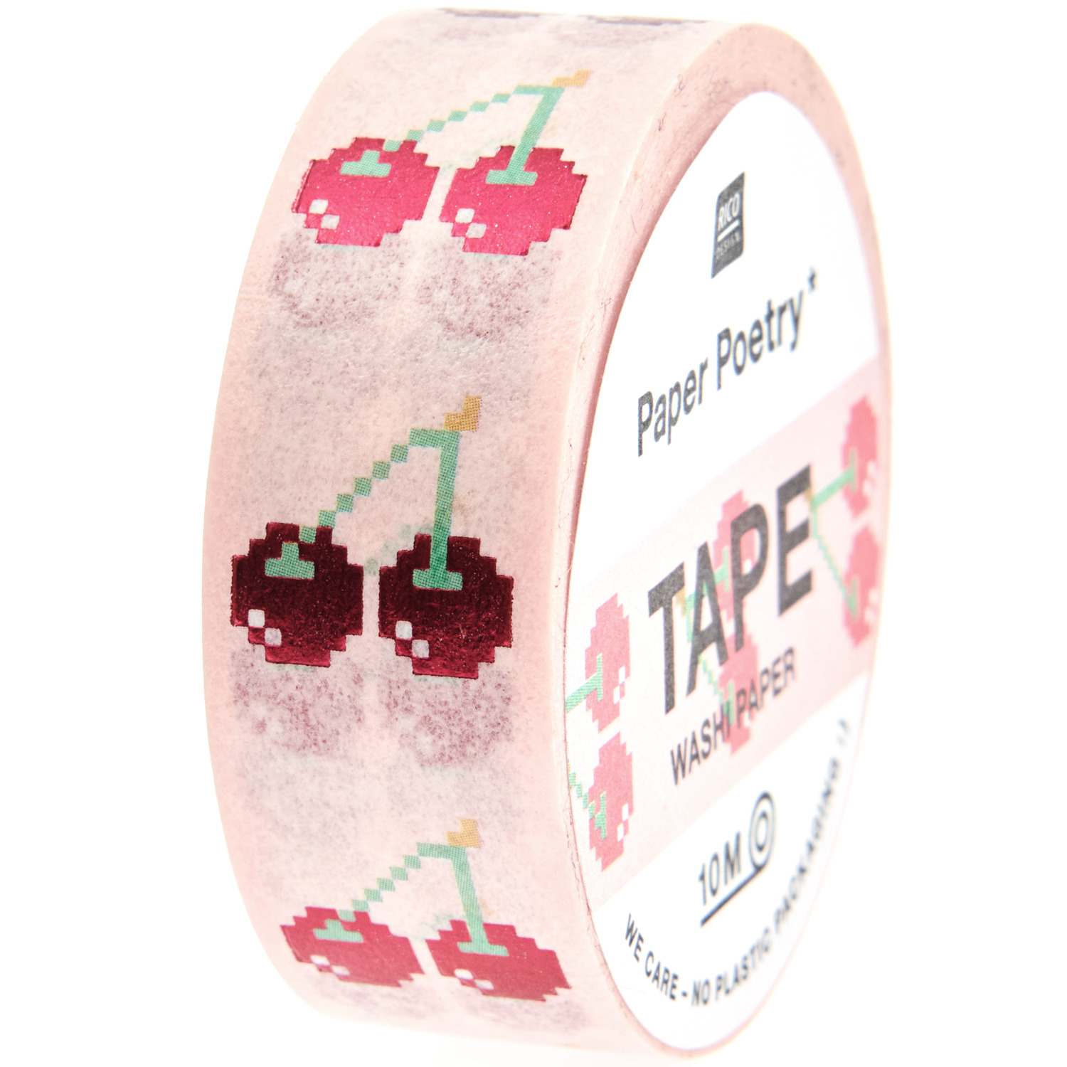Paper Poetry Tape Futschikato Kirschen 1,5cmx10m von Rico Design
