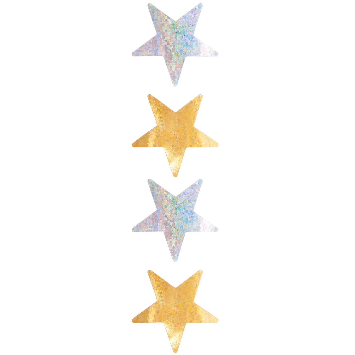 Paper Poetry Mini-Sticker Sterne holografisch Gold-Silber auf der Rolle 120 Stück von Rico Design Paper Poetry Mini-Sticker zeigen holografische Sterne in Gold und Silber. Enthält 120 Stück von Rico Design.