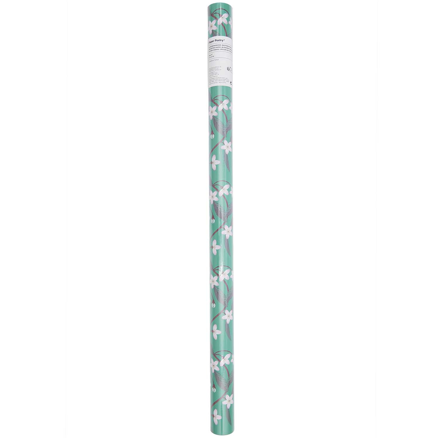 Paper Poetry Geschenkpapier Kirschblütenranken 200x70cm 80g/m² von Rico Design