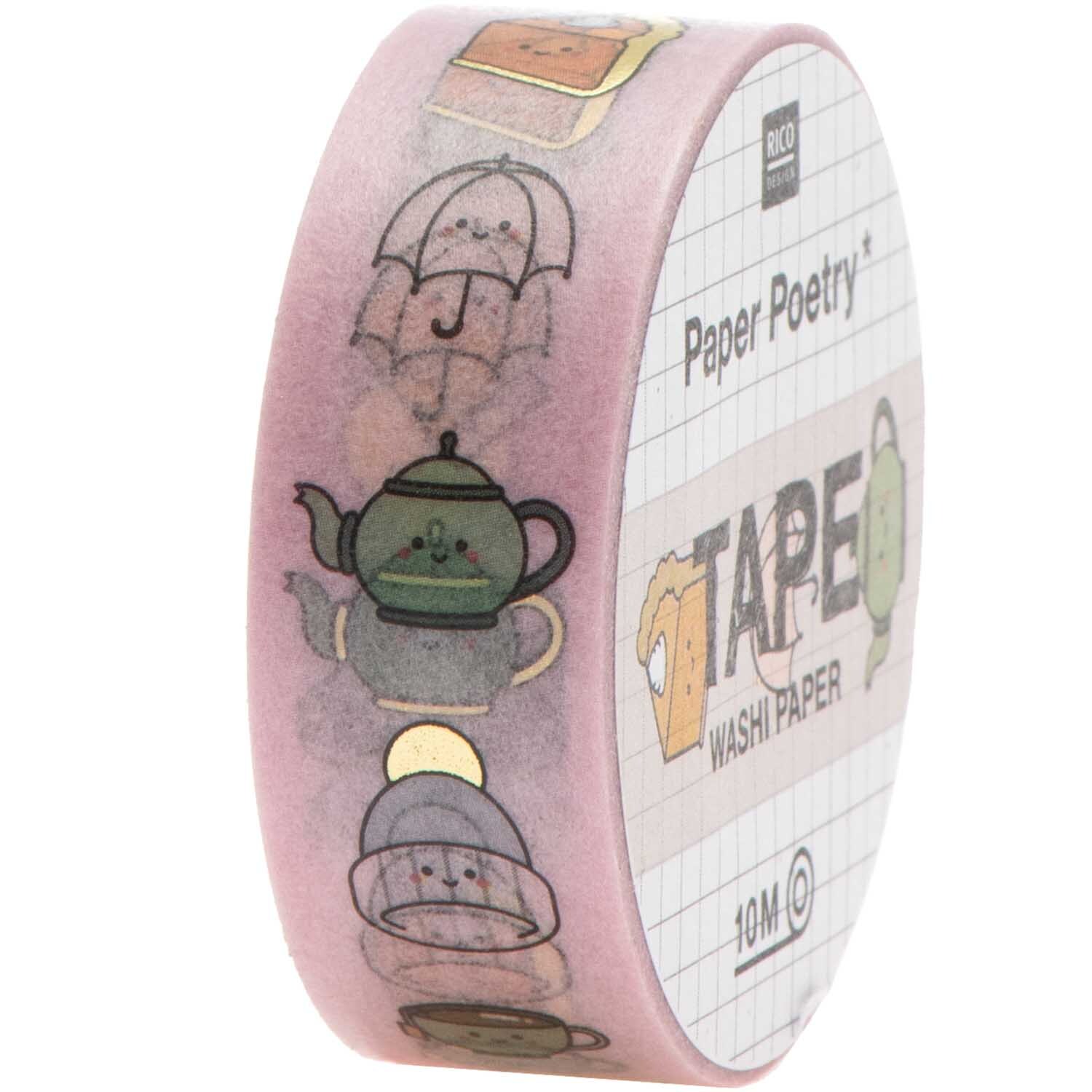Paper Poetry Tape Cosy 1,5cm 10m von Rico Design