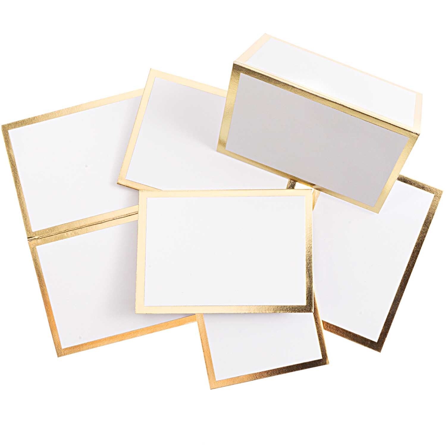 Paper Poetry Tischkarten mit Hot Foil von Rico Design, elegant in Gold, ideal für besondere Anlässe.
