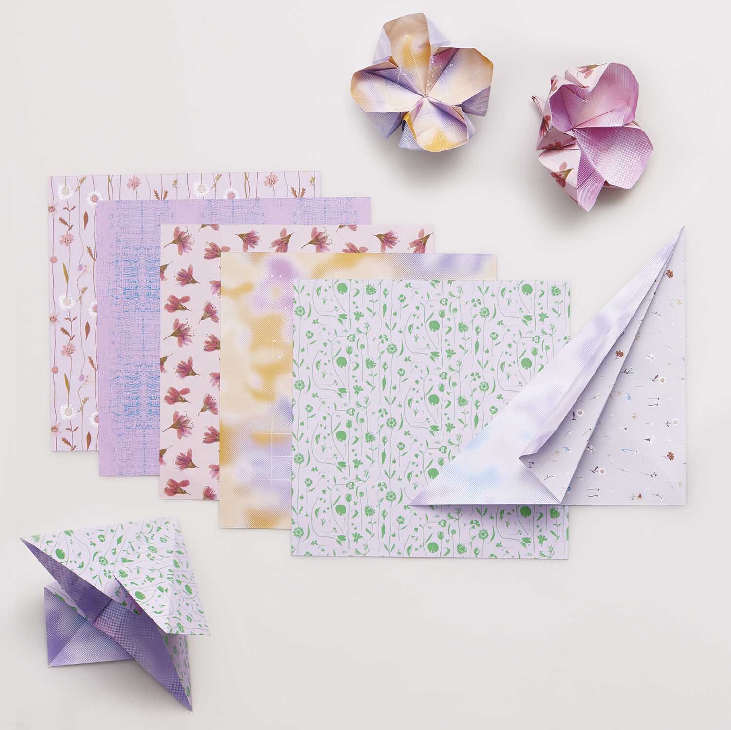 Paper Poetry Origami Transformation 15x15cm 50 Blatt von Rico Design