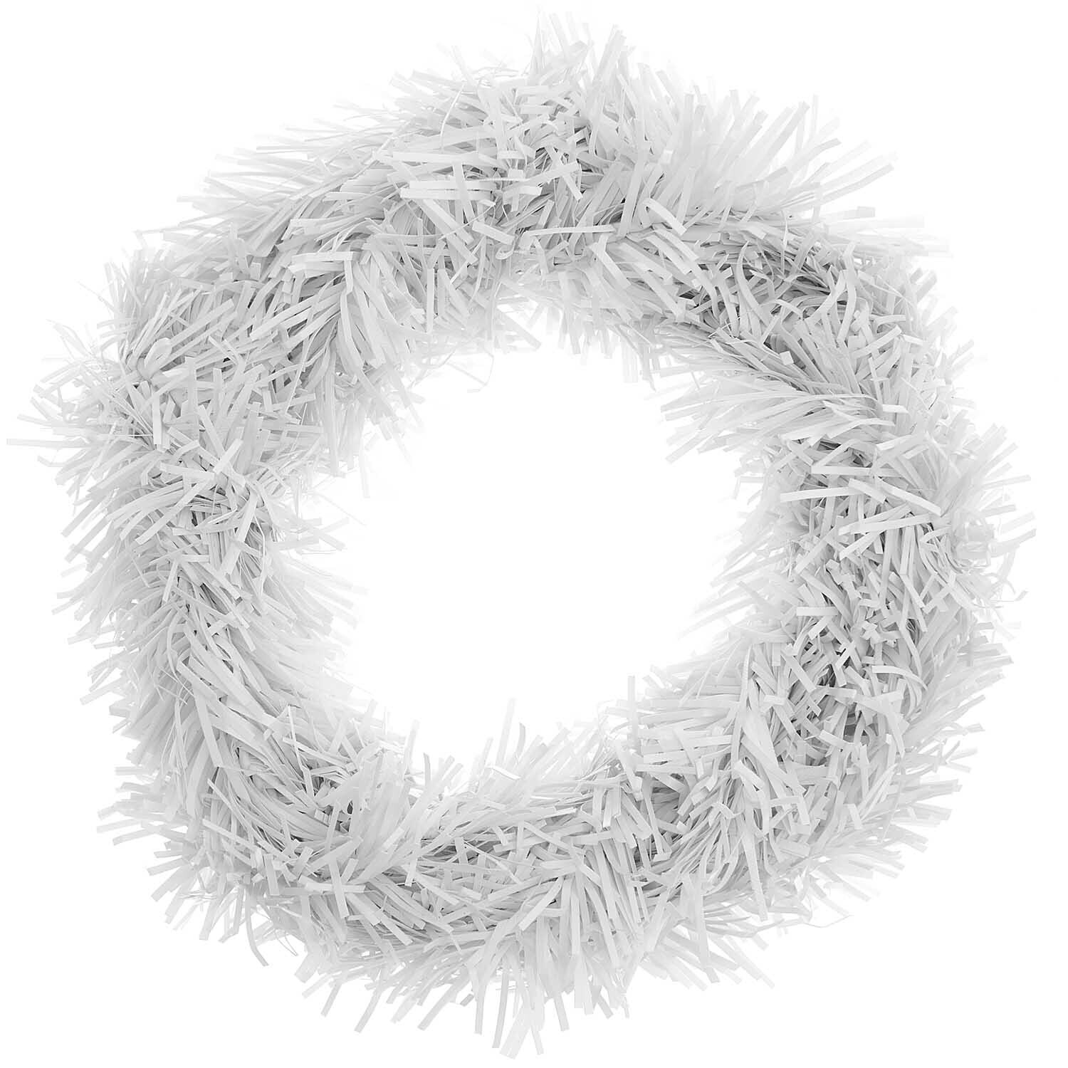 Tannengirlande weiß Ø 3cm 2,5m von Rico Design, dekorative weiße Girlande in Kreisform, ideal für festliche Anlässe.