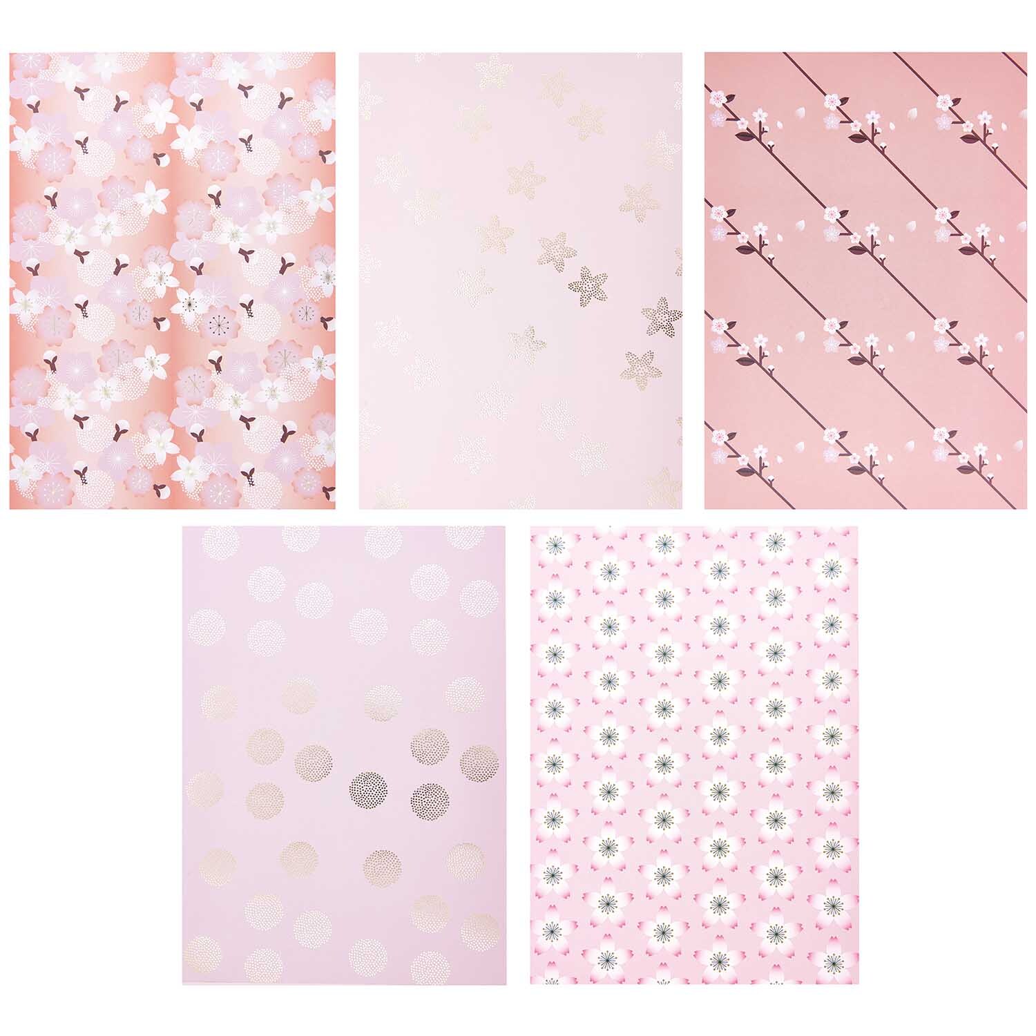 Paper Poetry Motivpapierblock Sakura Sakura 23 Blatt von Rico Design