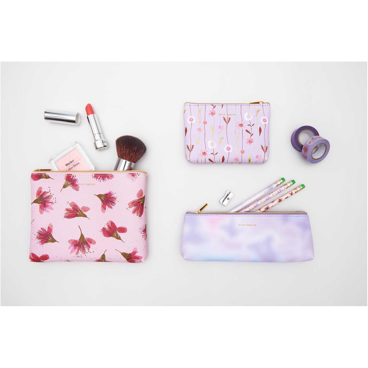 Etui Blumenranken 14x10cm von Rico Design