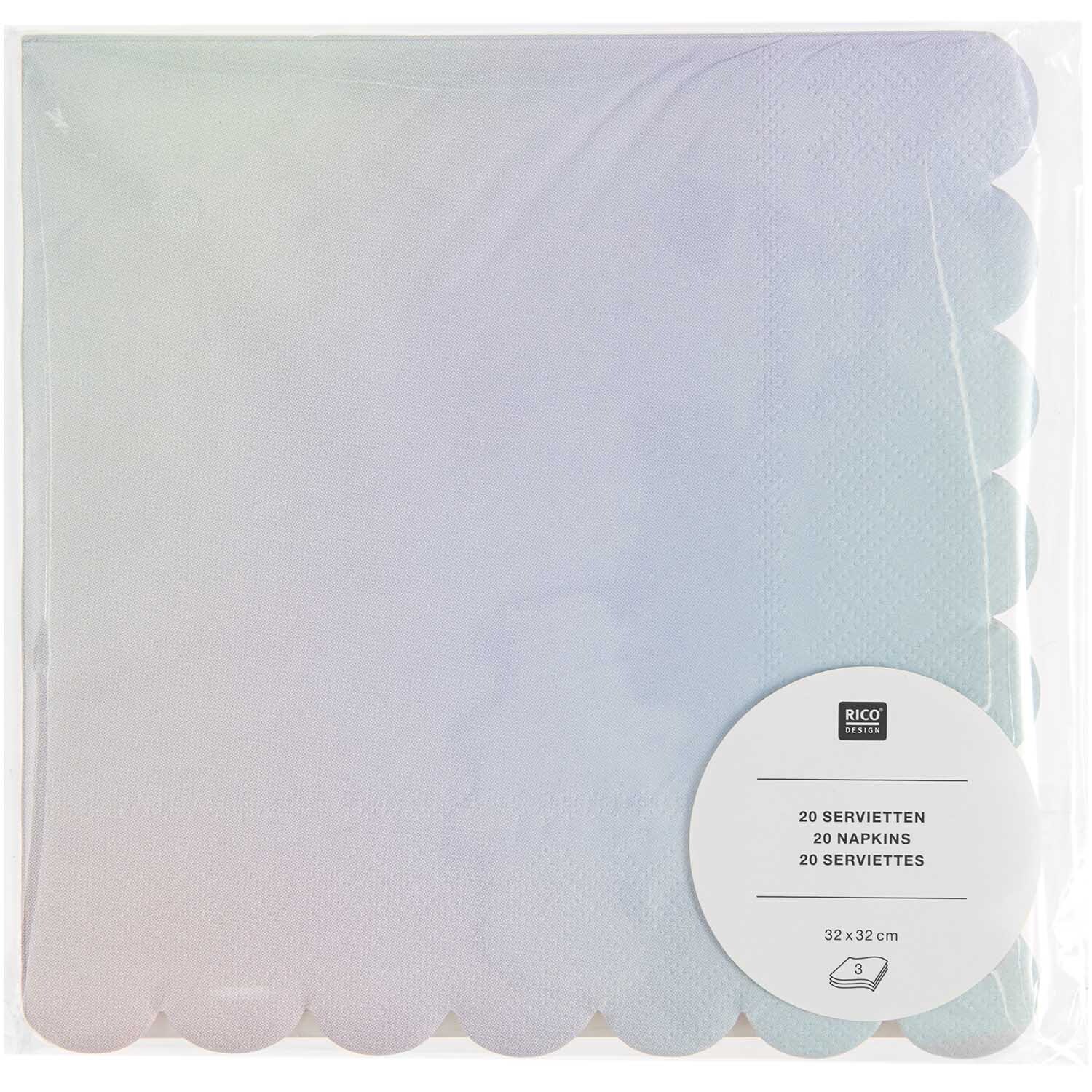 Servietten Spektrum 32x32cm 20 Stück von Rico Design