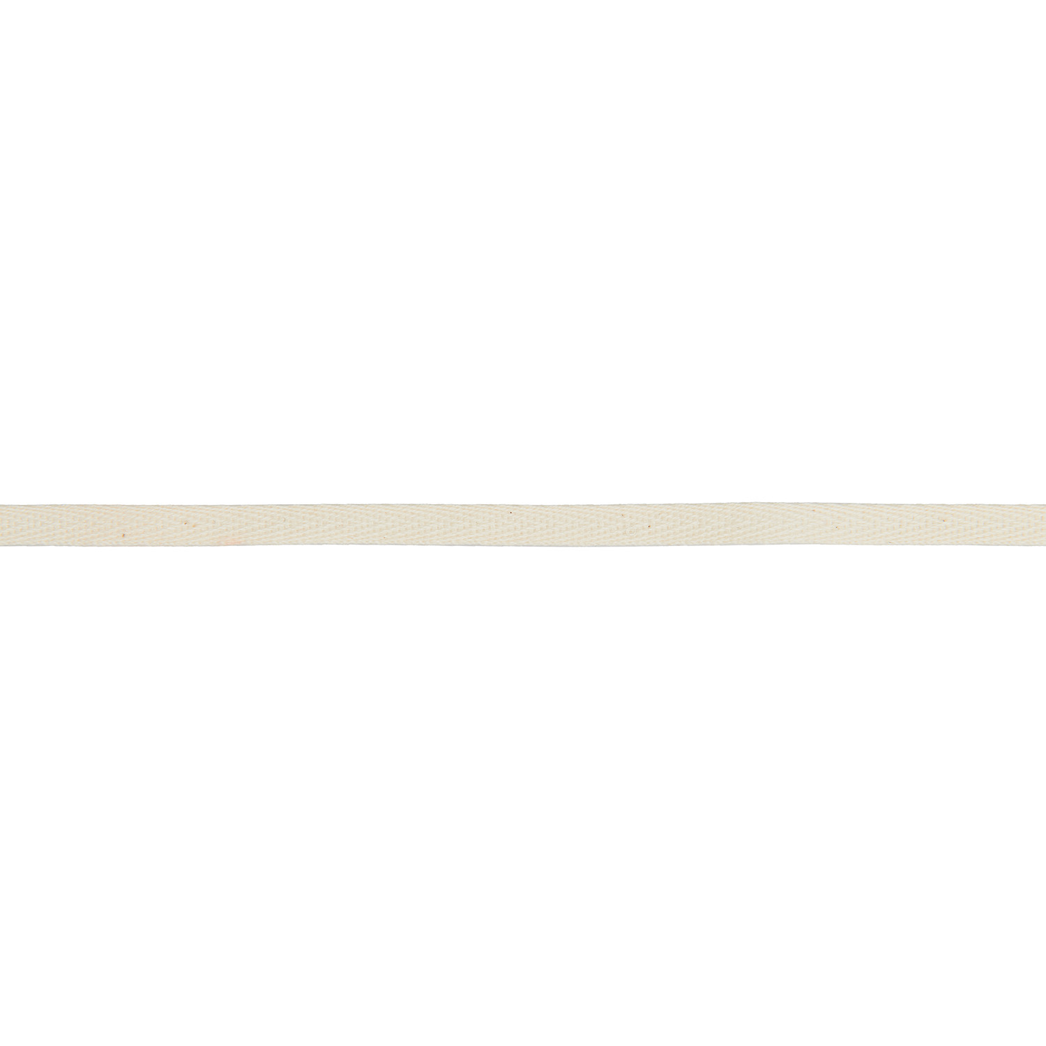 Baumwollband Natur von Rico Design, beige, auf weißem Hintergrund, ideal für kreative Projekte.