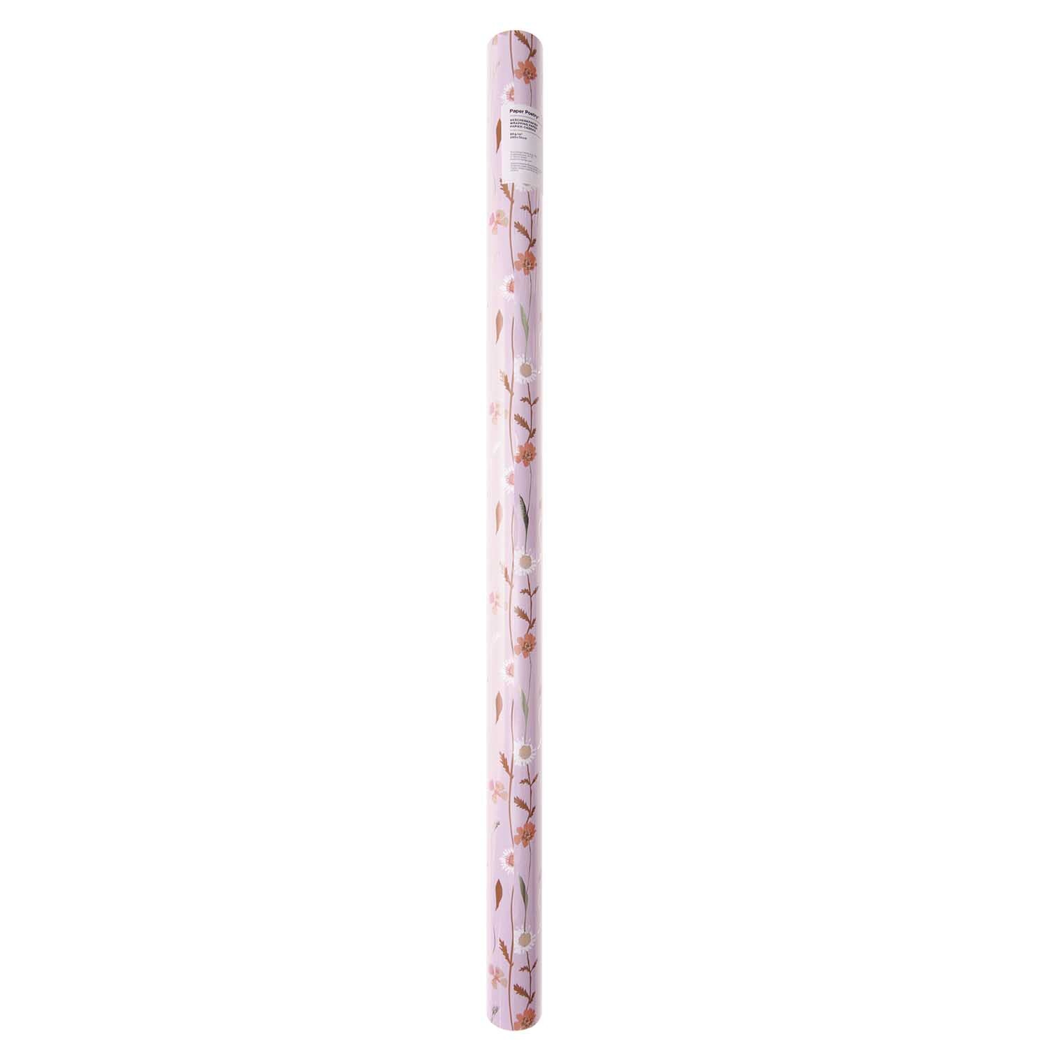 Paper Poetry Geschenkpapier Blumenranken flieder 70cm 2m 80g/m² von Rico Design