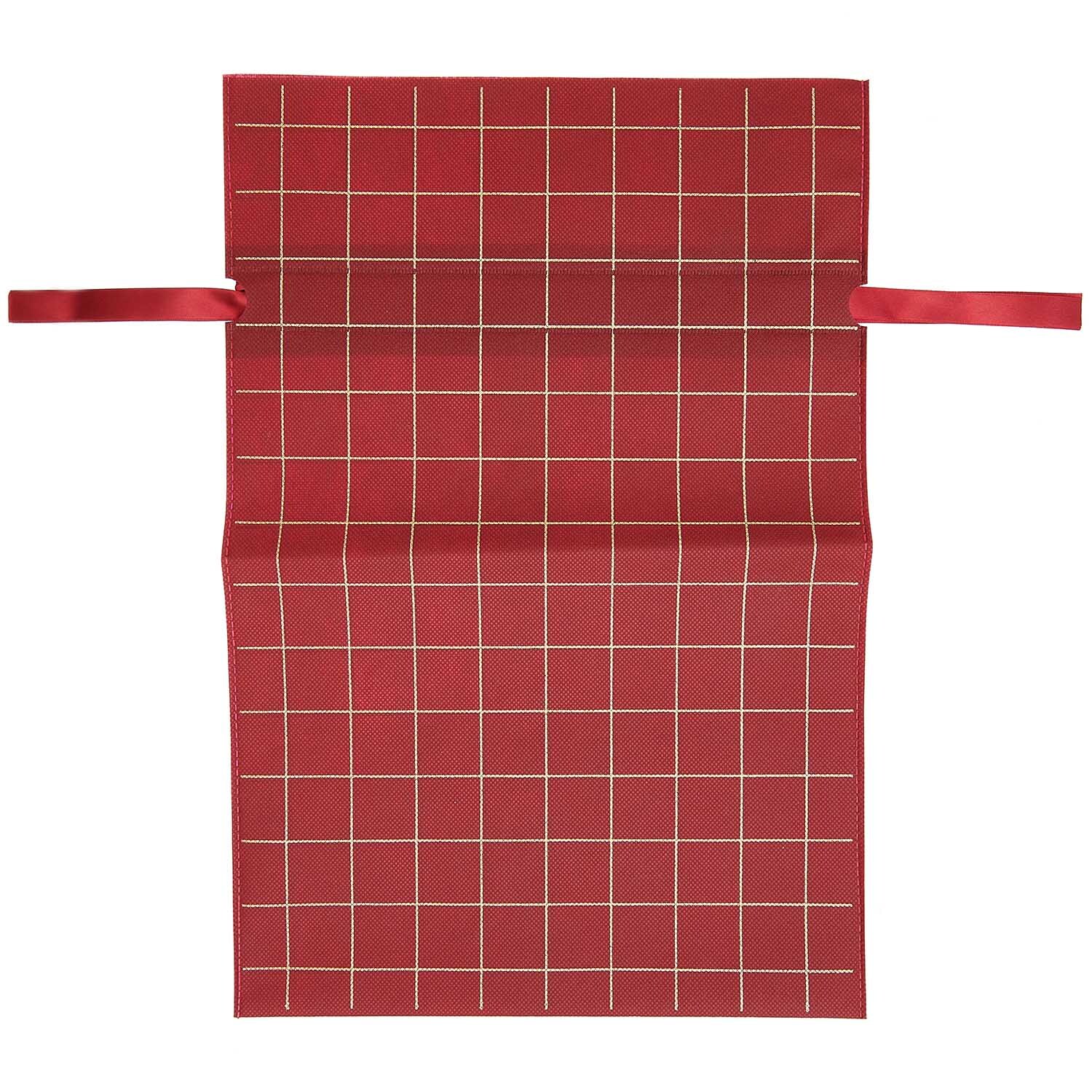 Paper Poetry Geschenktasche bordeaux-gold 30x45cm von Rico Design