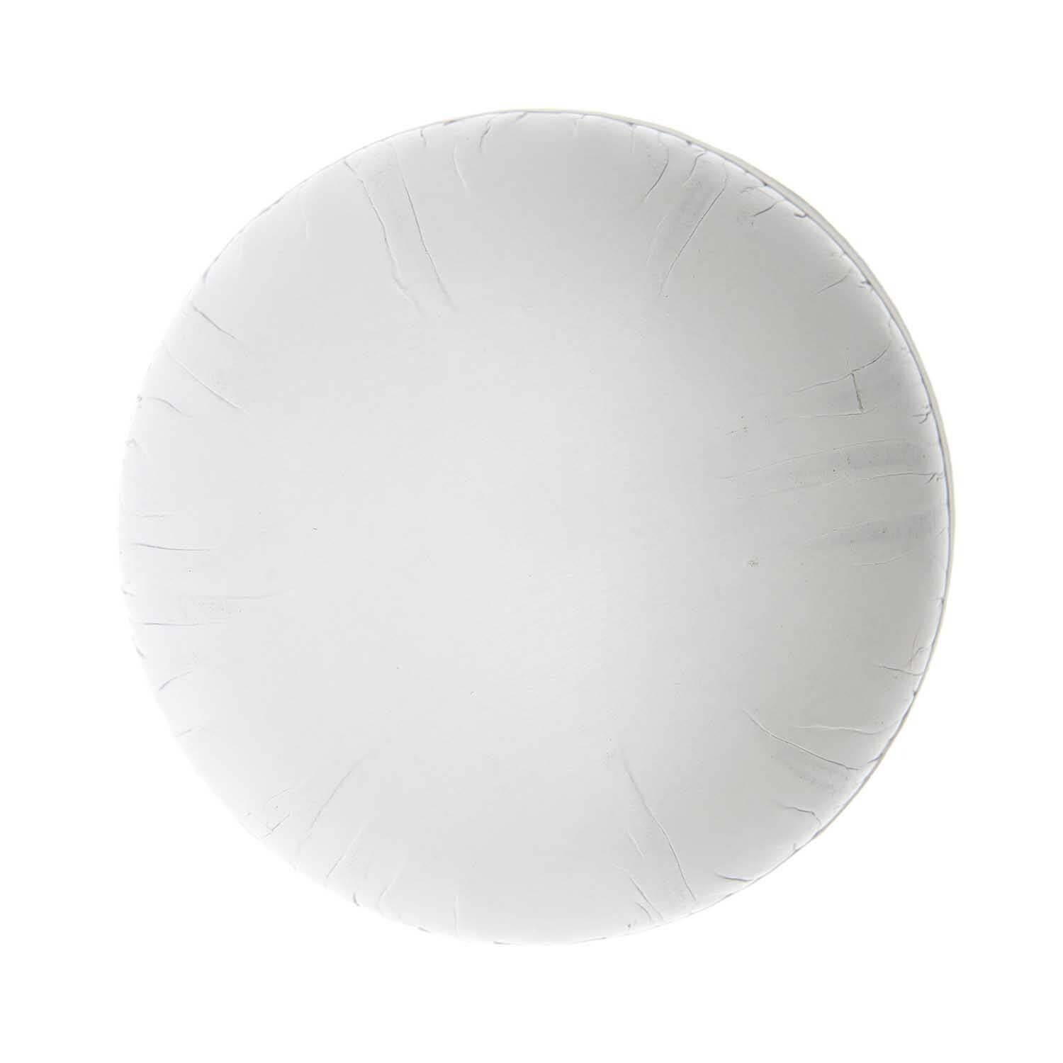 Pappmaché Kugel weiß 8cm von Rico Design, ideal für kreative Bastelprojekte und Dekorationen.