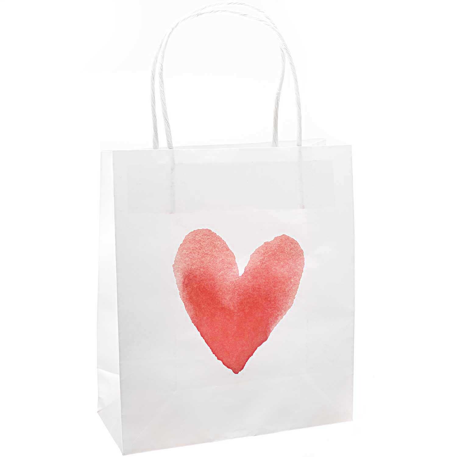 Paper Poetry Papiertüten It must be love Herzen aquarell 2 Stück von Rico Design Paper Poetry Papiertüten It must be love Herzen aquarell 2 Stück. Weiße Tüte mit rotem Herzmotiv, ideal für Geschenke.
