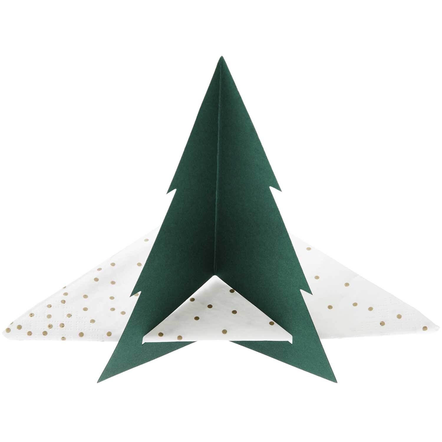 Paper Poetry Serviettenhalter Tanne 17,6x17,3cm 6 Stück von Rico Design Paper Poetry Serviettenhalter in Tannenform, ideal für festliche Anlässe, von Rico Design.