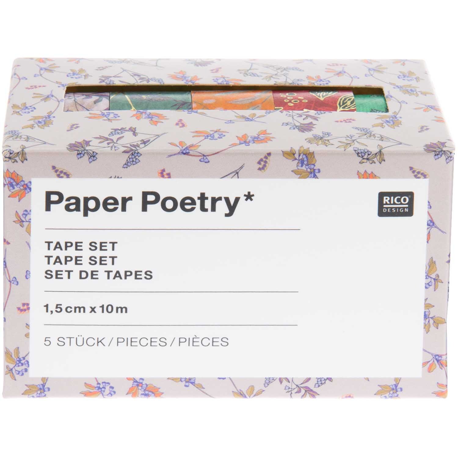 Paper Poetry Tape Set Funny Fall 5-teilig von Rico Design