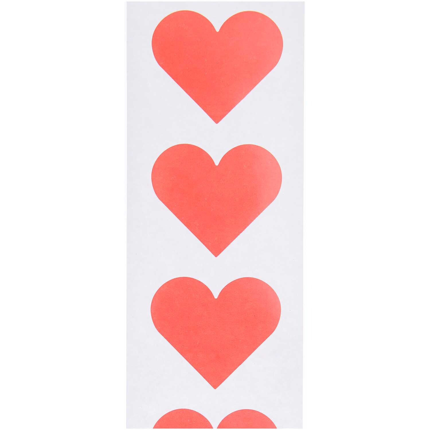 Paper Poetry Sticker Herzen 5cm 120 Stück auf der Rolle Farbe Neonrot von Rico Design Paper Poetry Sticker Herzen 5cm 120 Stück auf der Rolle. Neonrote Herzsticker von Rico Design auf weißem Hintergrund.