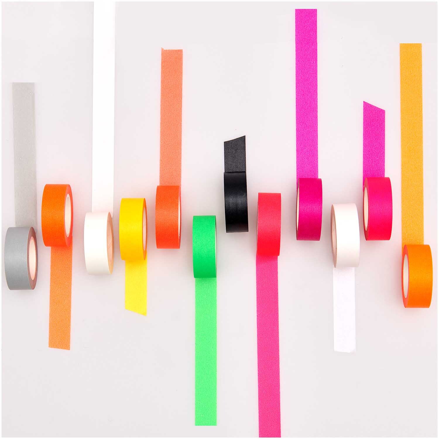 Paper Poetry Tape Set Neon klassisch 15mm 10m 4-teilig von Rico Design Paper Poetry Tape Set Neon klassisch 15mm 10m: Bunte Klebebänder in verschiedenen Farben, ideal für kreative Projekte. Vier Rollen von Rico Design.