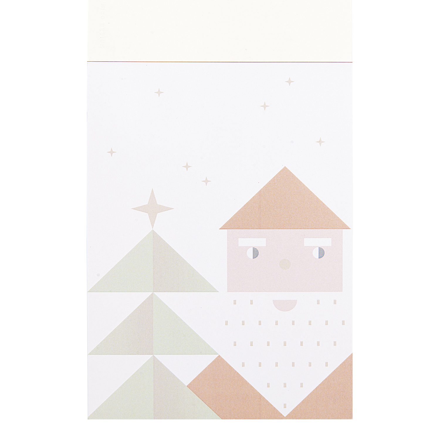 Paper Poetry Notizblock Weihnachtsmann A5 50 Blatt 100g/m² von Rico Design