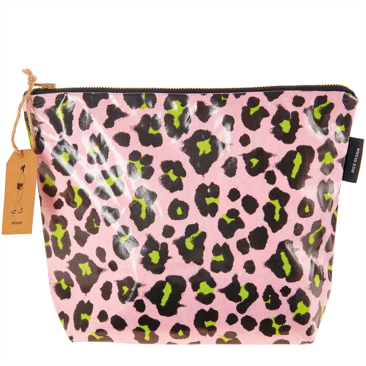 Kosmetiktasche Acid Leo rosa 28x21x9cm von Rico Design
