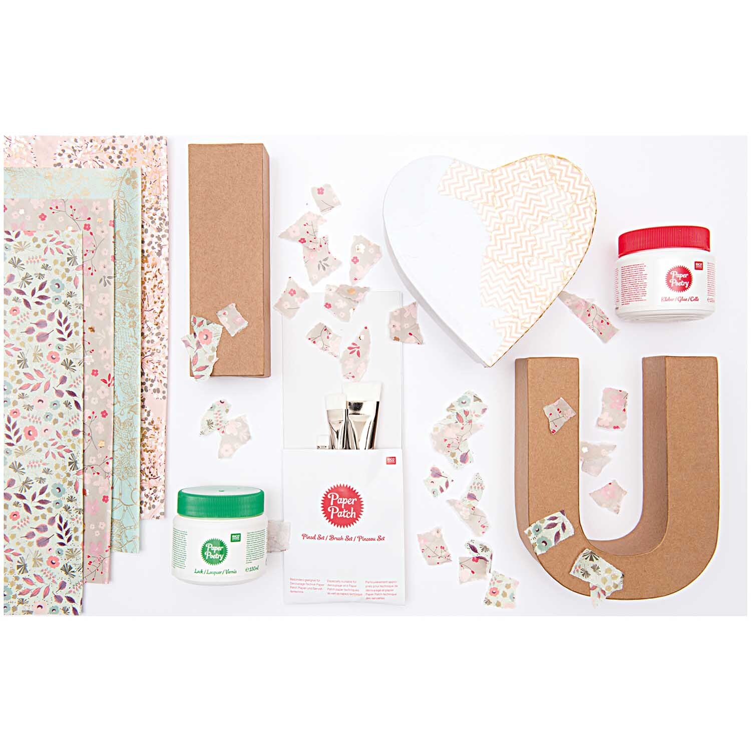 Pinselset für Paper Patch 3-teilig von Rico Design