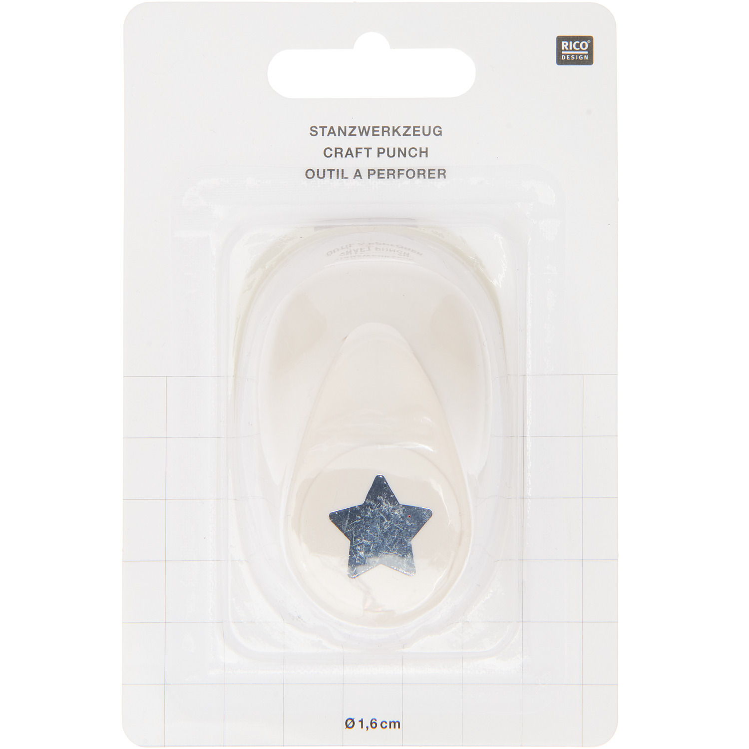 Paper Poetry Stanzer Stern 1,6cm von Rico Design