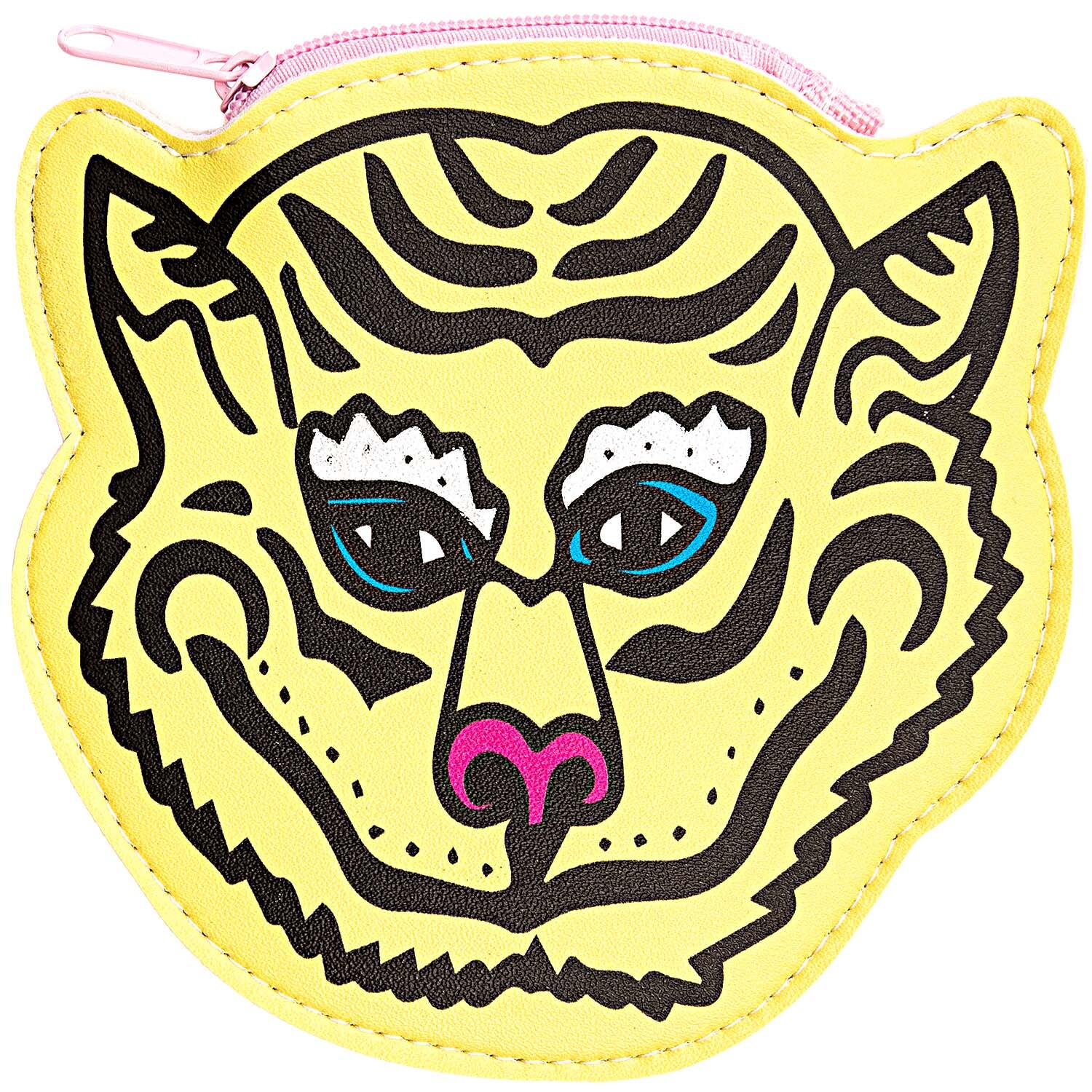Geldbeutel Tiger 0,5x12,5x12cm Farbe Gelb von Rico Design