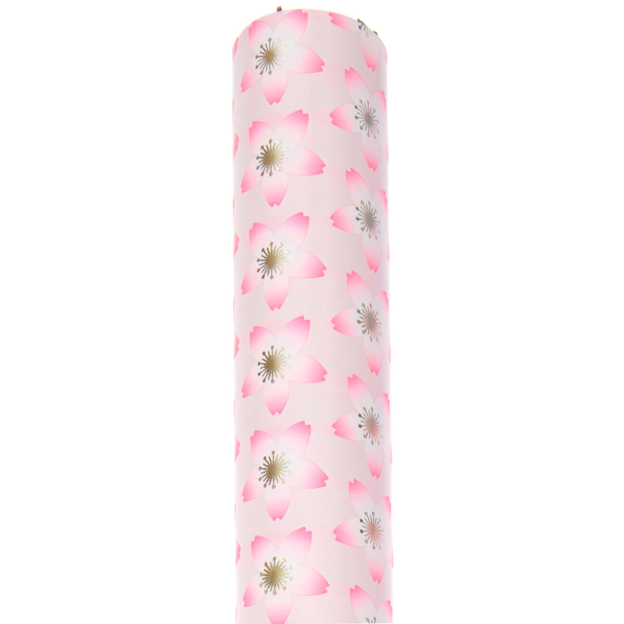 Geschenkpapier Kirschblüten Pink mit zartem Kirschblütenmuster, ideal für stilvolle Verpackungen.