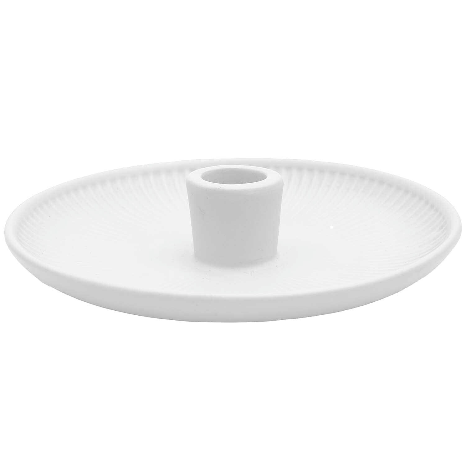 Keramikkerzenhalter von Rico Design in elegantem Design, ideal für stilvolle Dekorationen.