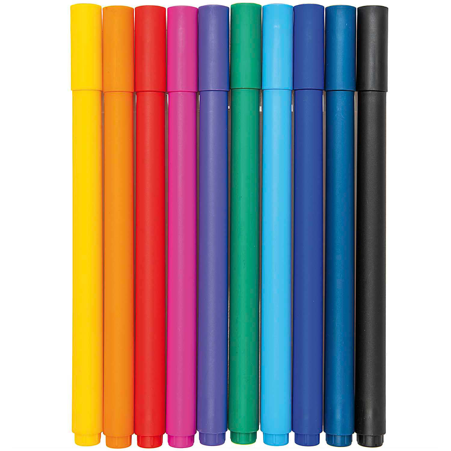 Paper Poetry Gelstifte-Set fein 0,4mm 10 Stück, mehrfarbig, ideal für präzises Zeichnen und Schreiben.