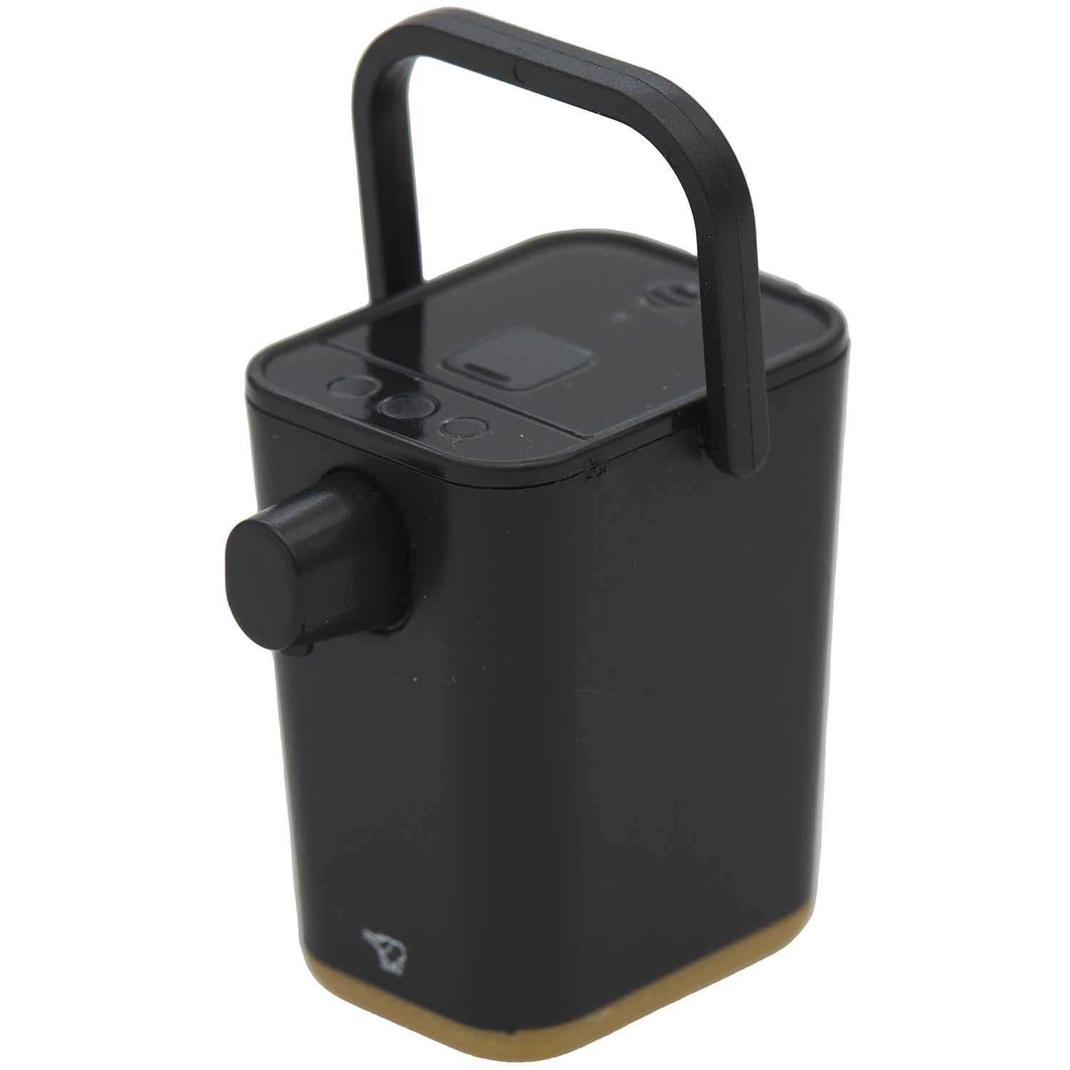 Miniatur Thermoskanne in Schwarz von Rico Design, kompakt mit Griff und schlichtem Design.