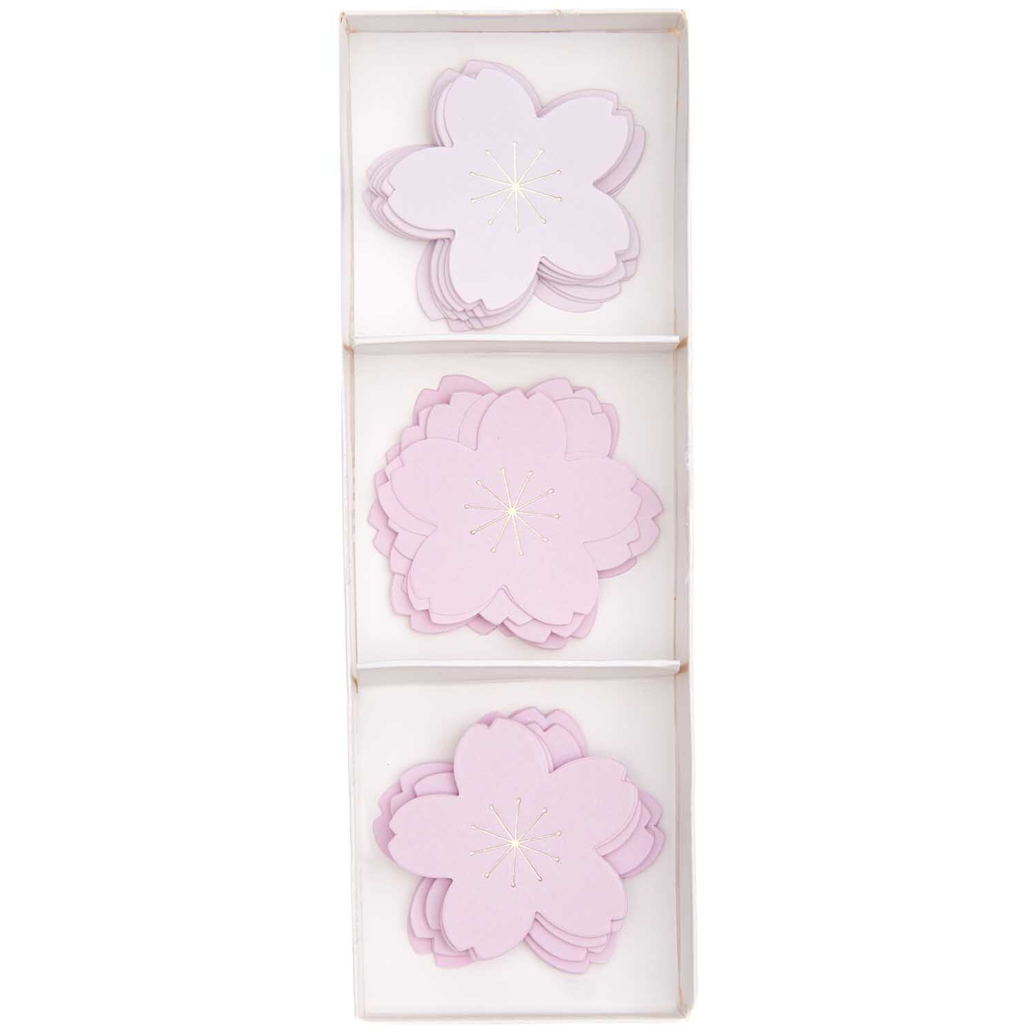 Paper Poetry Mini-Papierblüten Luxury Sakura in zartem Rosa, 90 Stück, ideal für kreative Bastelprojekte.