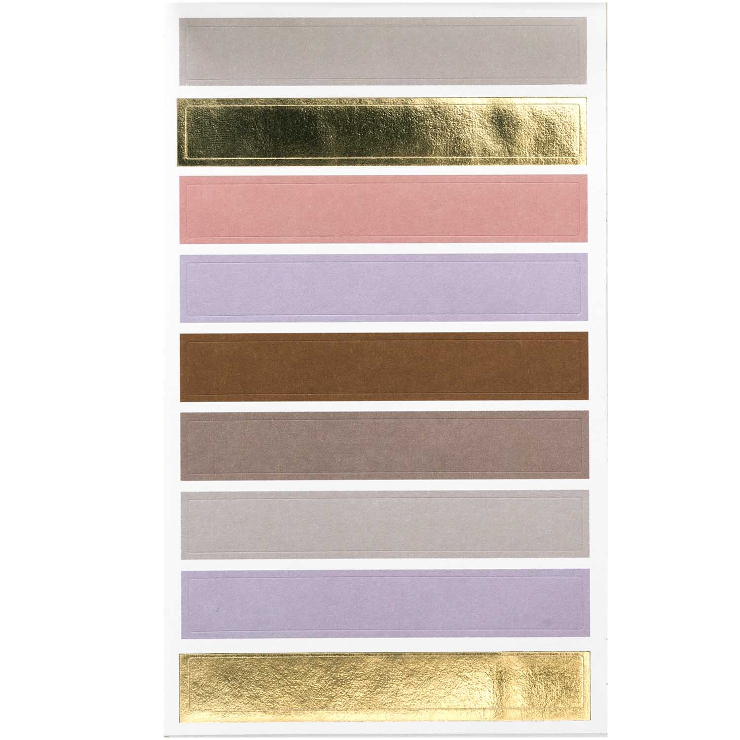 Paper Poetry Sticker Punkte & Streifen mauve 4 Blatt von Rico Design Paper Poetry Sticker Punkte & Streifen zeigt elegante Streifen in Gold, Rosa und Lila von Rico Design. Ideal für kreative Projekte.