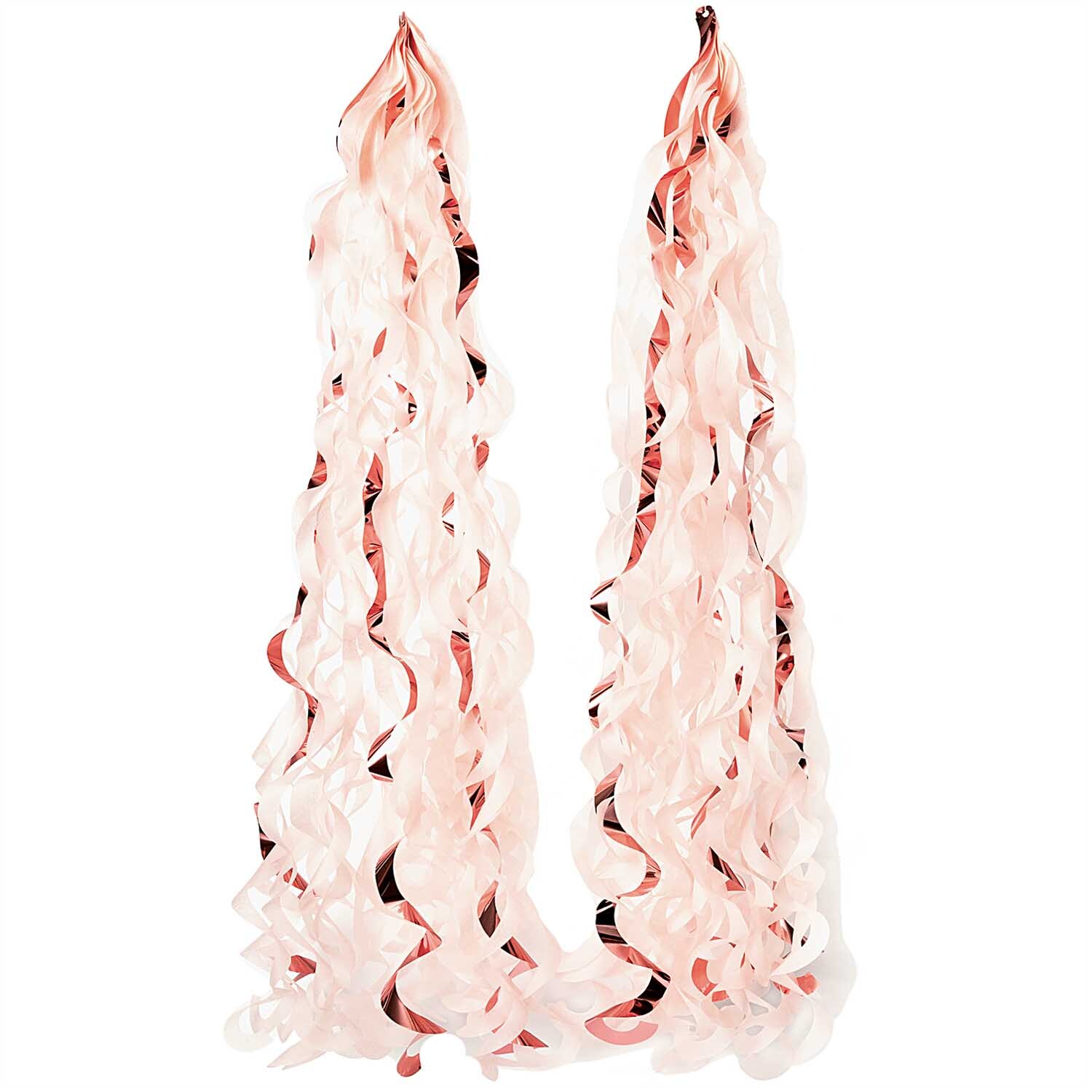 Seidenpapierspiralen 2 Stück 36 Lagen Farbe Roségold Mix von Rico Design Seidenpapierspiralen 2 Stück 36 Lagen in Roségold Mix von Rico Design, dekorativ und elegant drapiert.