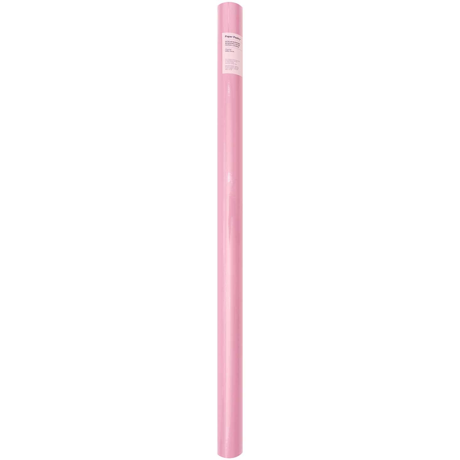 Paper Poetry Geschenkpapier hellrosa 70cm 3m 70g/m² von Rico Design