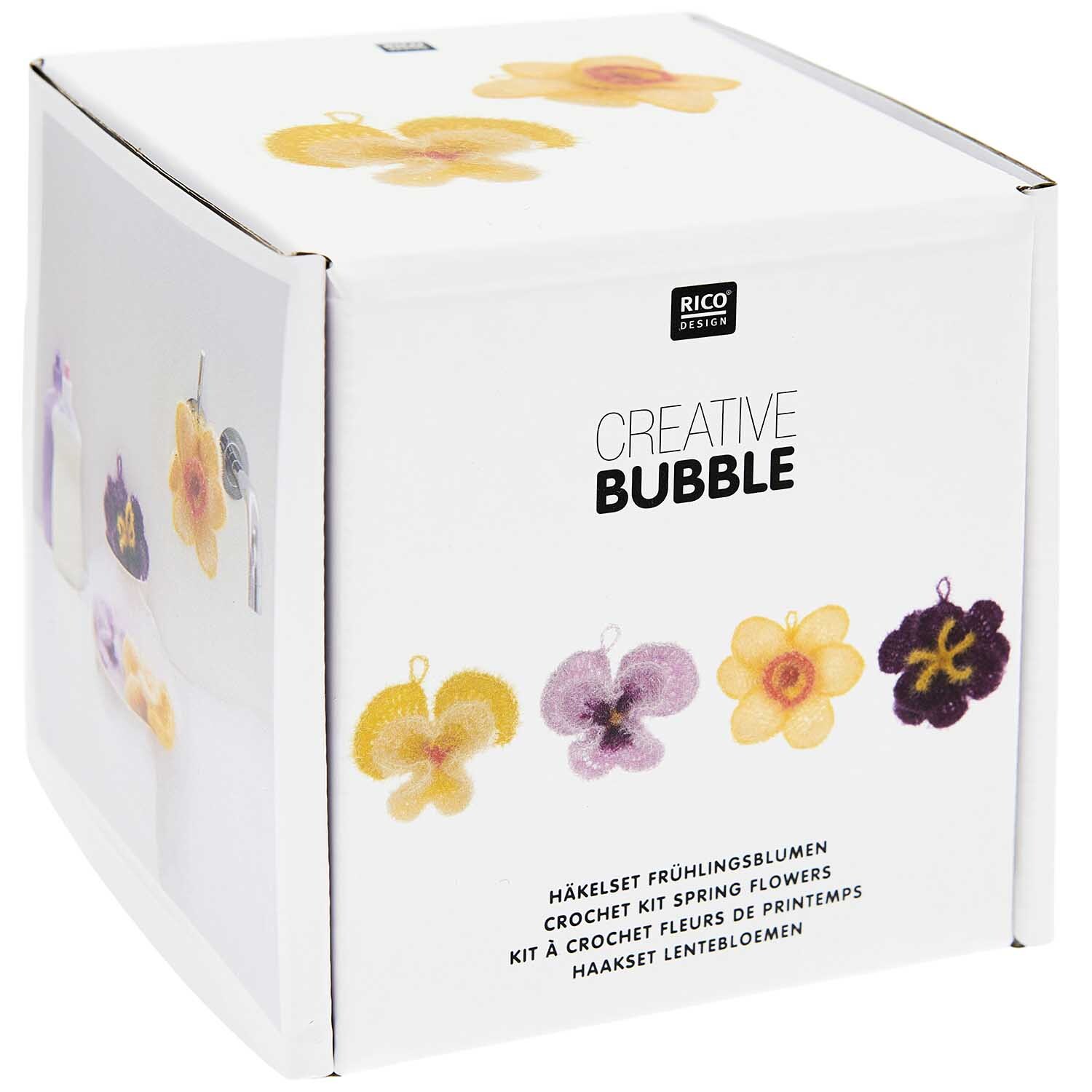 Häkelset Creative Bubble Frühlingsblume von Rico Design