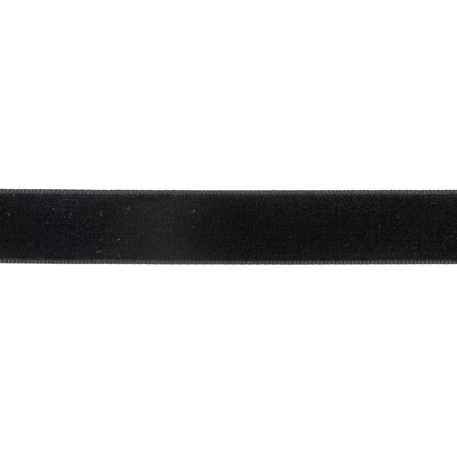 Paper Poetry Samtband 16mm 2m in elegantem Schwarz von Rico Design, ideal für kreative Bastelprojekte.