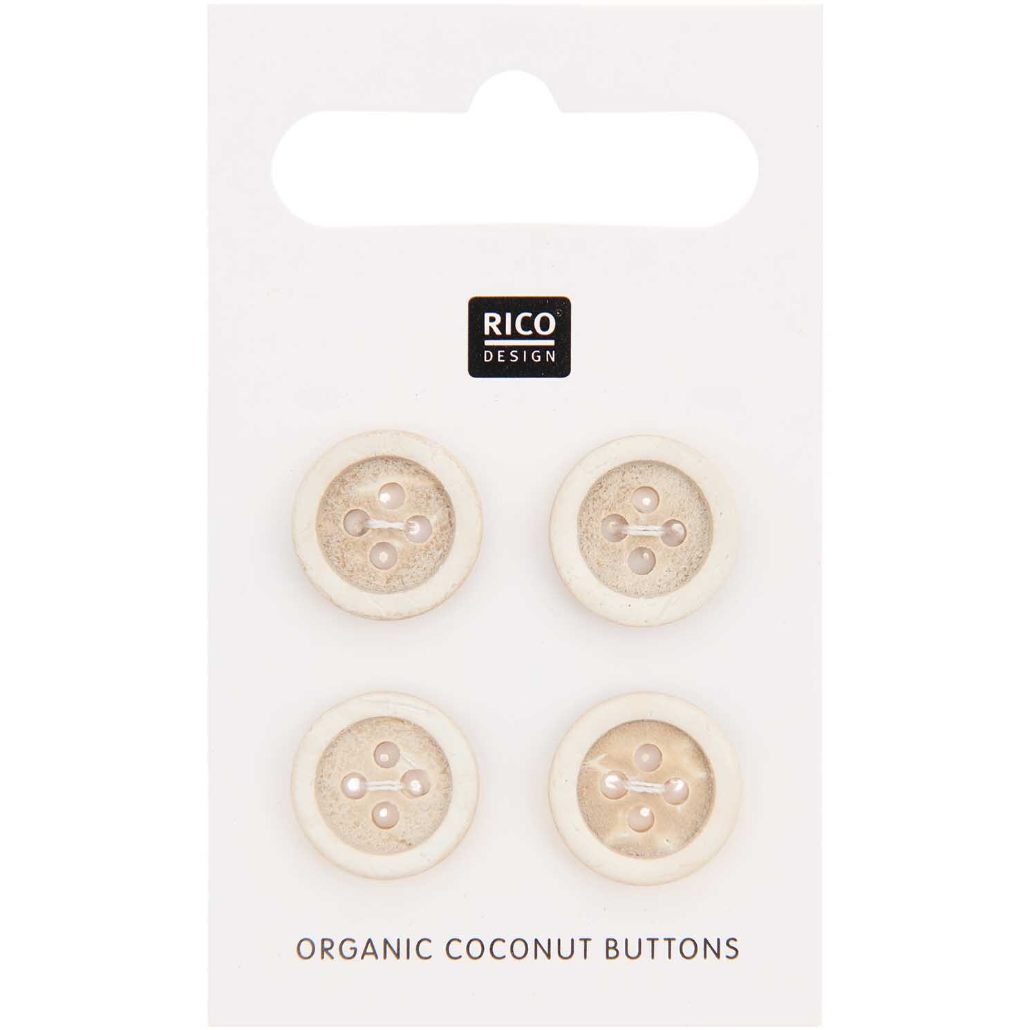 Coconut buttons 4 pieces