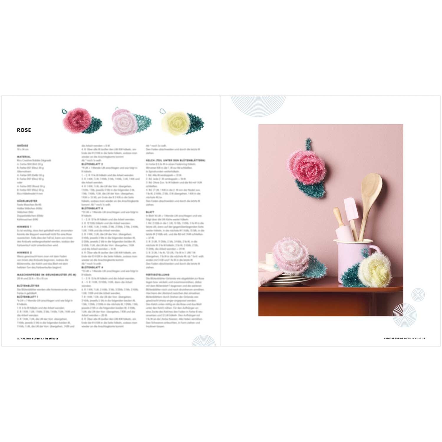 Creative Bubble - La Vie En Rose Sprachauswahl deutsch von Rico Design Creative Bubble - La Vie En Rose Sprachauswahl deutsch von Rico Design